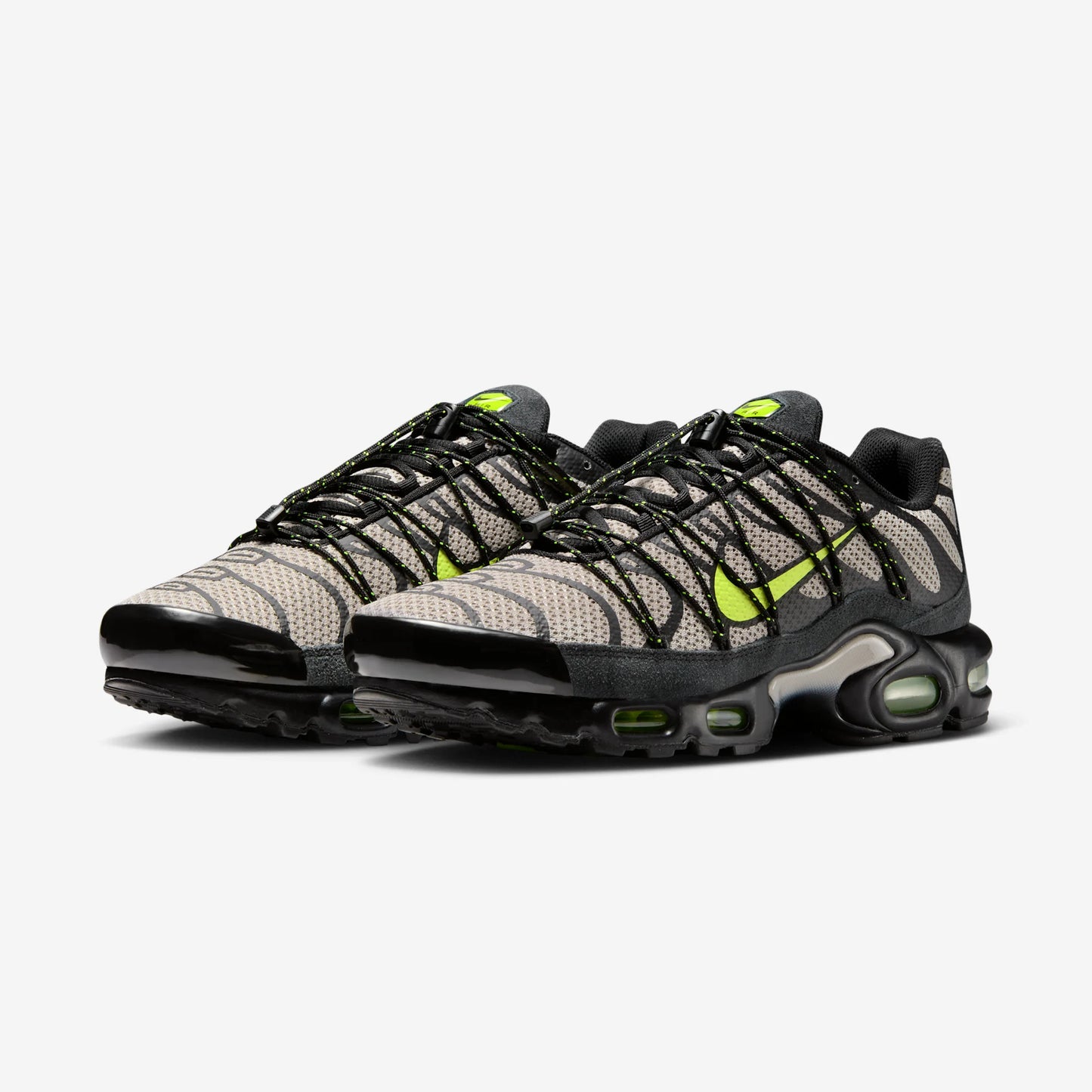 Nike Air Max Plus Utility Black College Grey Volt