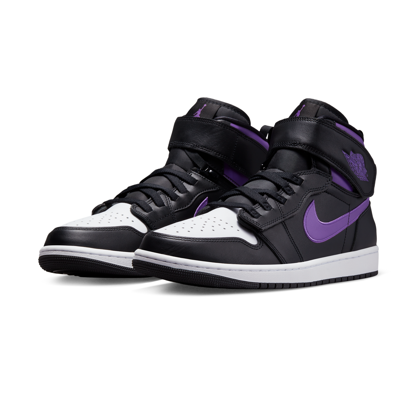Jordan 1 High FlyEase Black Bright Violet