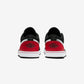Jordan 1 Low Brushstroke Swoosh Black