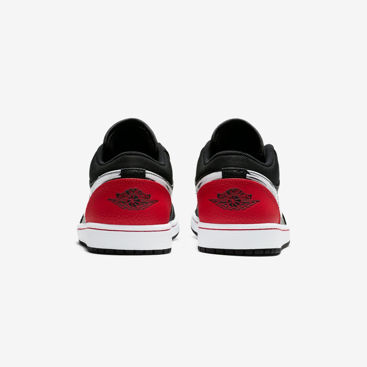 Jordan 1 Low Brushstroke Swoosh Black