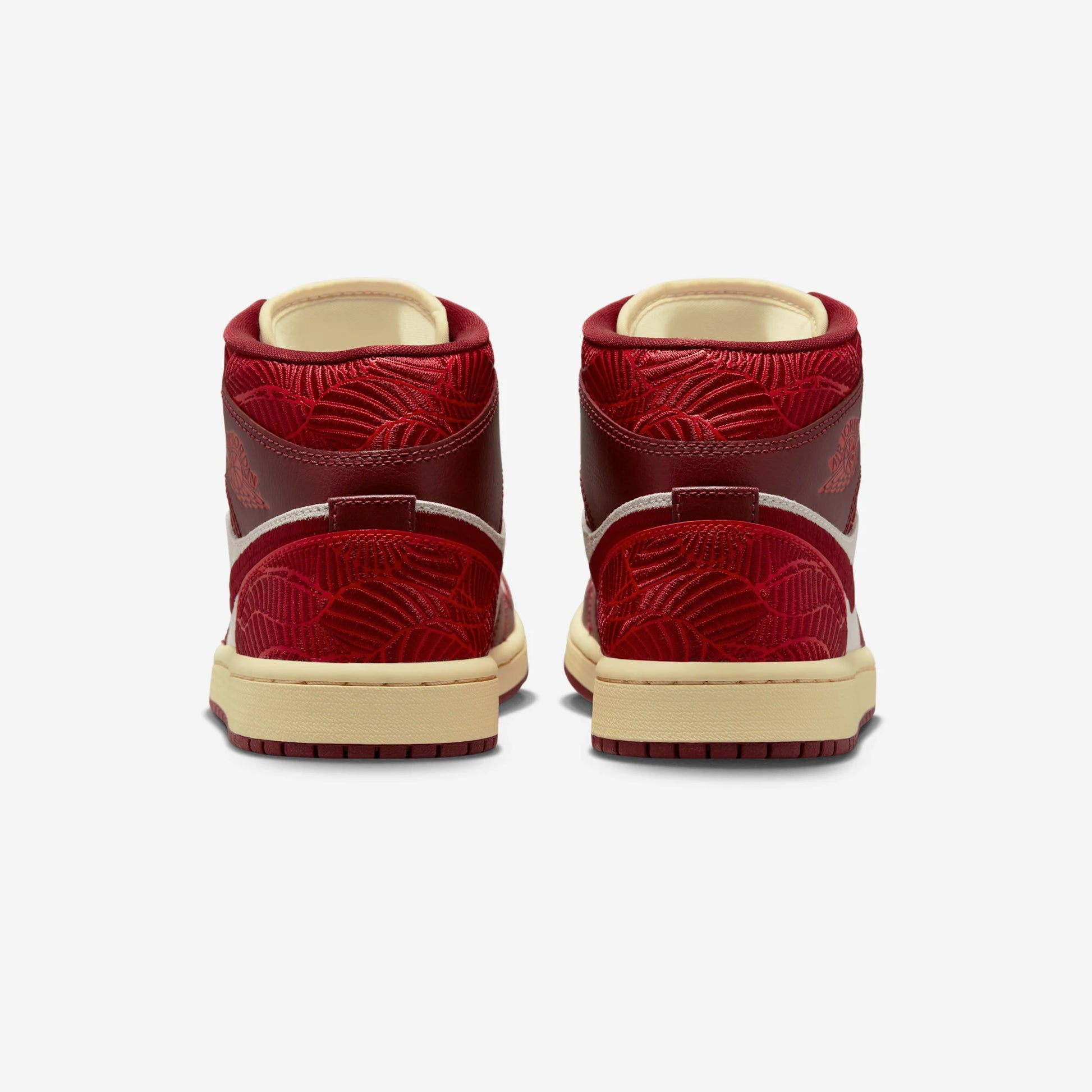 Jordan 1 Mid SE Tiki Leaf Team Red (Women's)