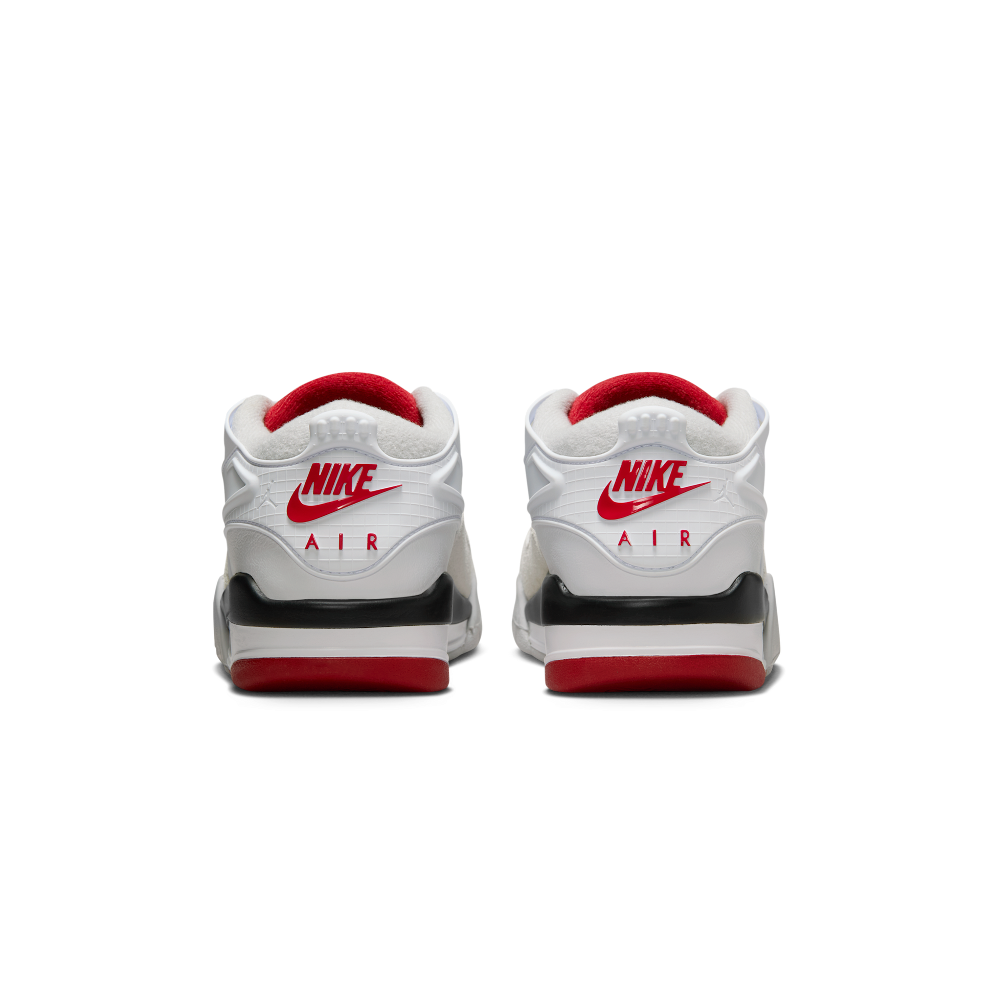 Jordan 4 RM White Black Neutral Grey Varsity Red (GS)