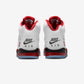 Jordan 5 Retro Fire Red Black Tongue (2025)