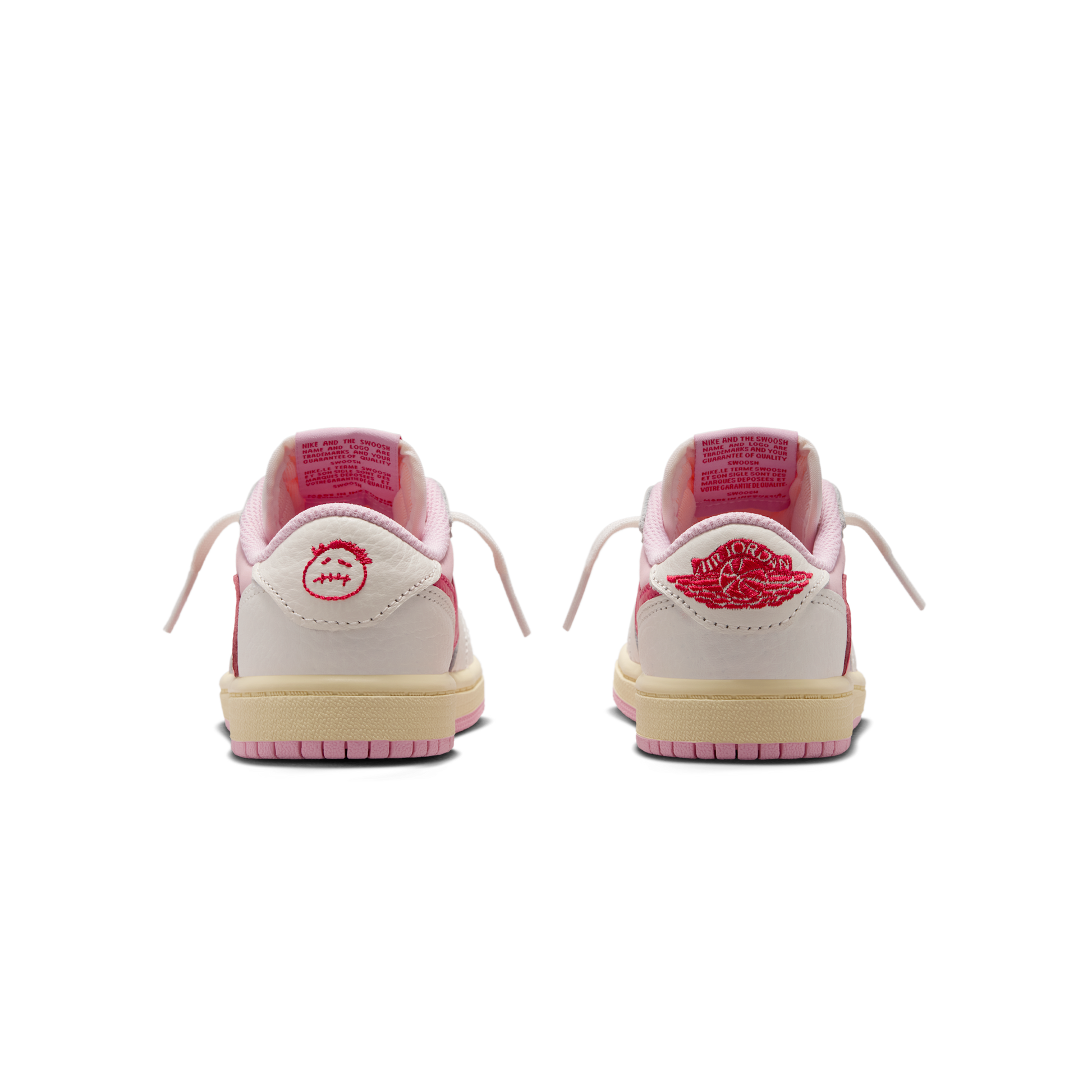 Jordan 1 Retro Low OG SP Travis Scott Sail Tropical Pink (PS)