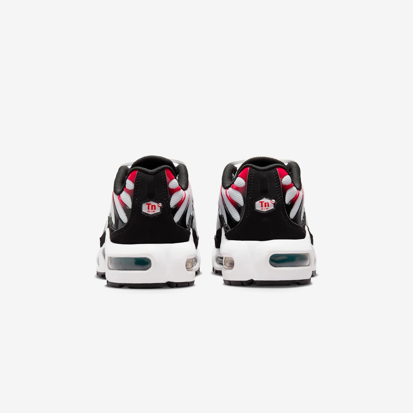 Nike Air Max Plus Pure Platinum Black White University Red (GS)