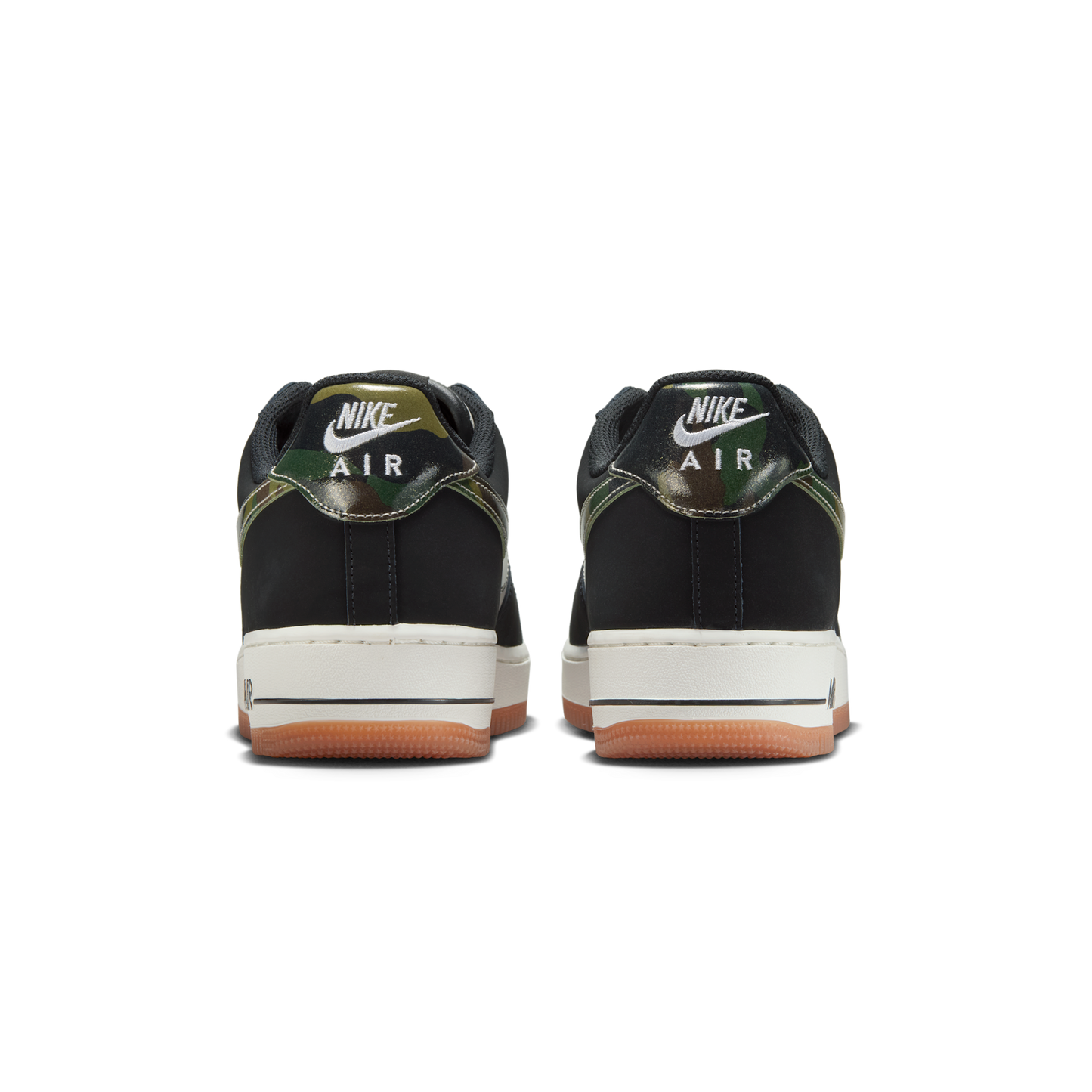 Nike Air Force 1 Low '07 LV8 Black Patent Camo Swoosh