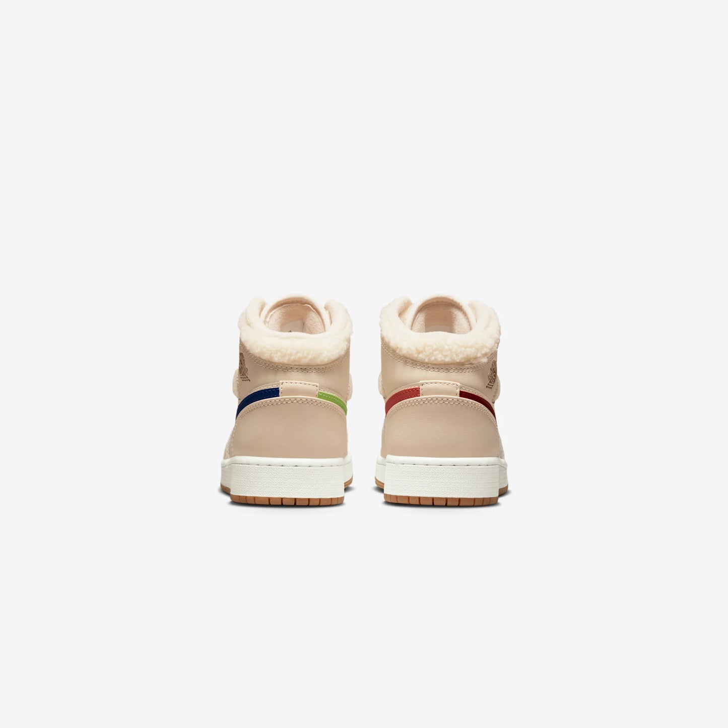 Jordan 1 Mid Utility Fleece Pearl White (GS)