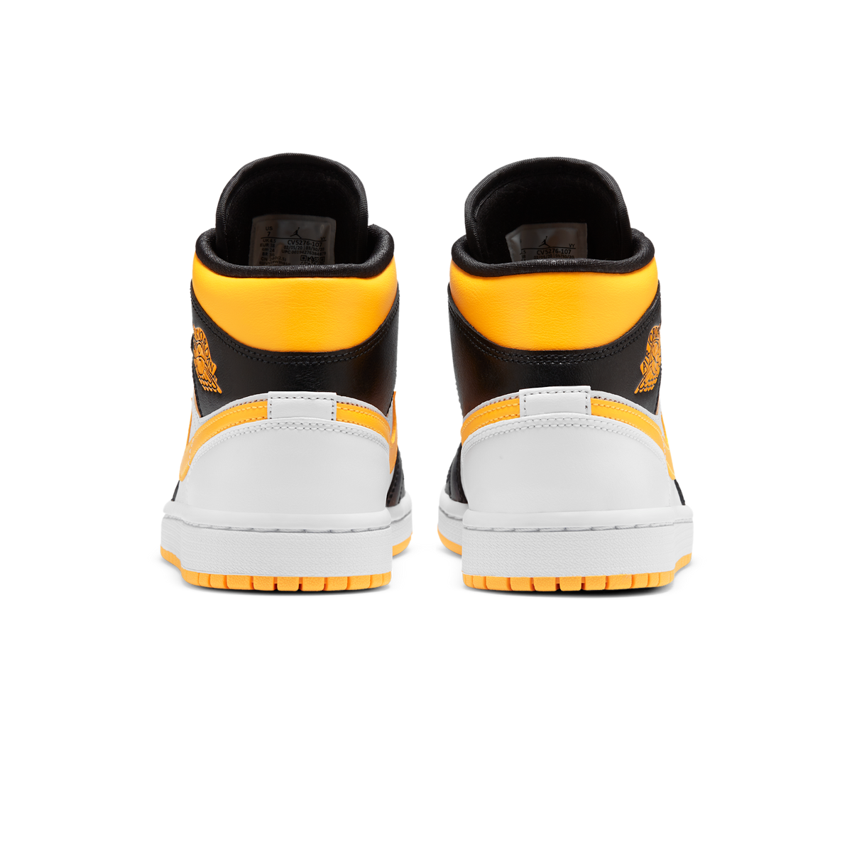 Jordan 1 Mid Laser Orange Black (Women's)