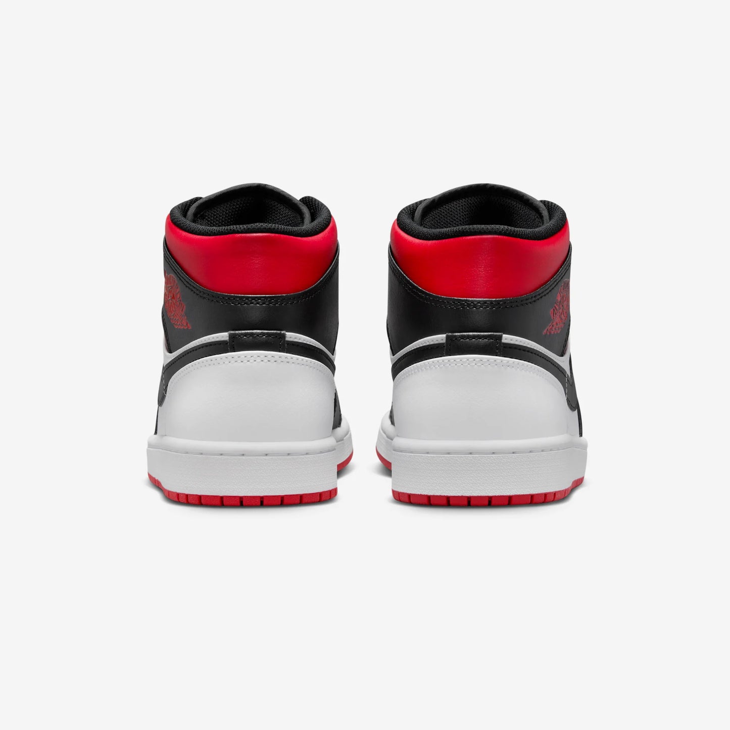 Jordan 1 Mid Gym Red Black Toe