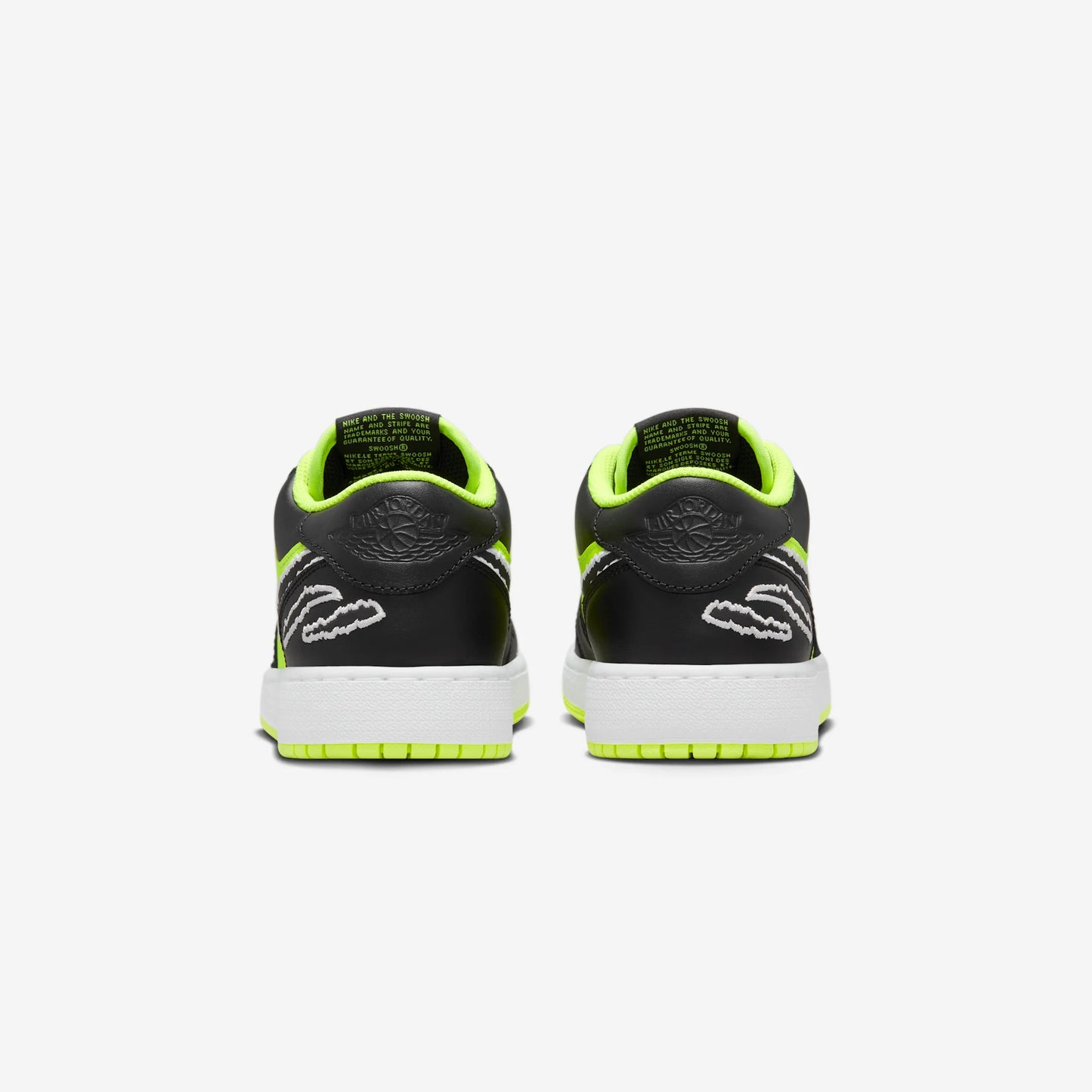 Jordan 1 Low SE Black Cat Volt (GS)