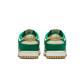 Dunk Low Malachite University Gold