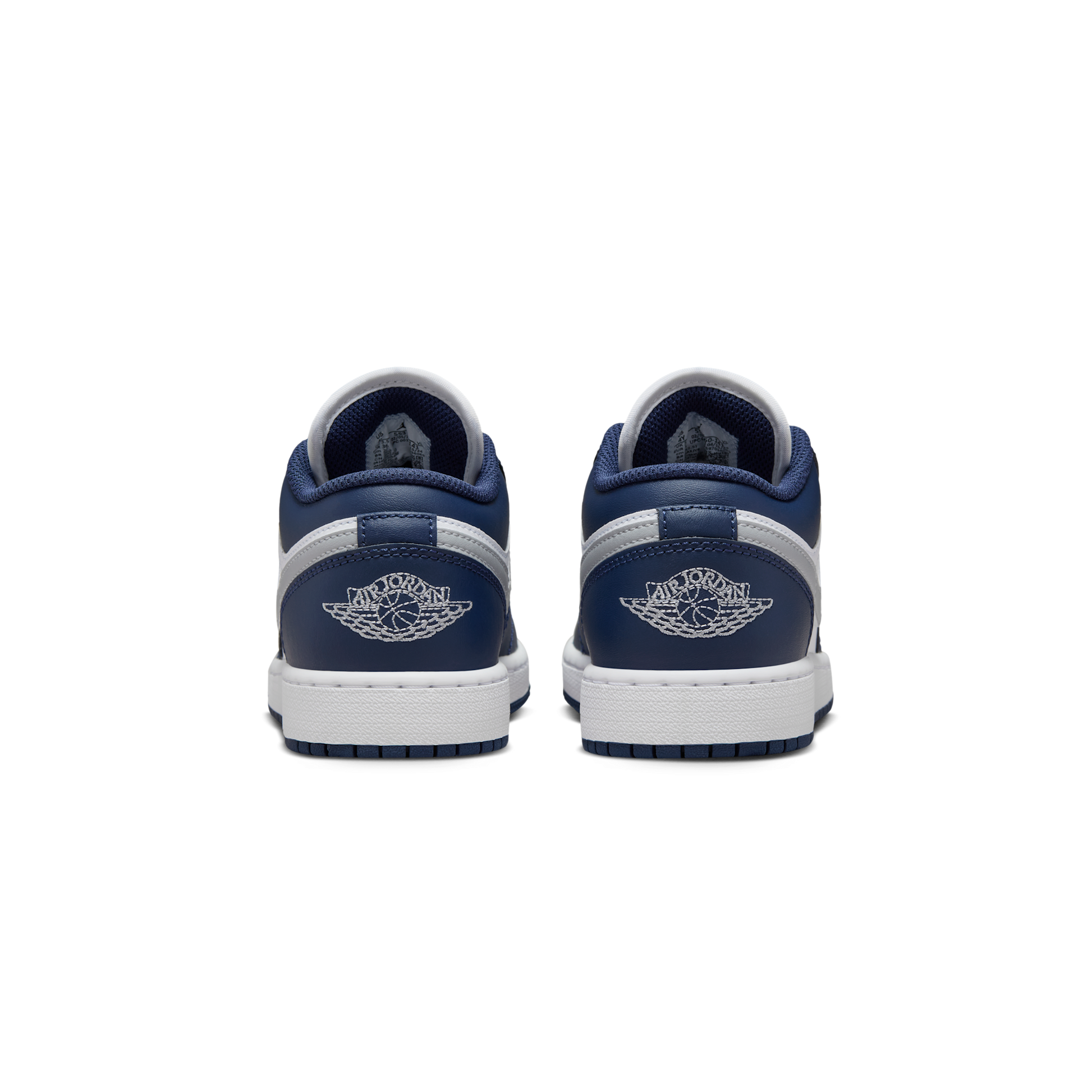 Jordan 1 Low Midnight Navy Wolf Grey (GS)