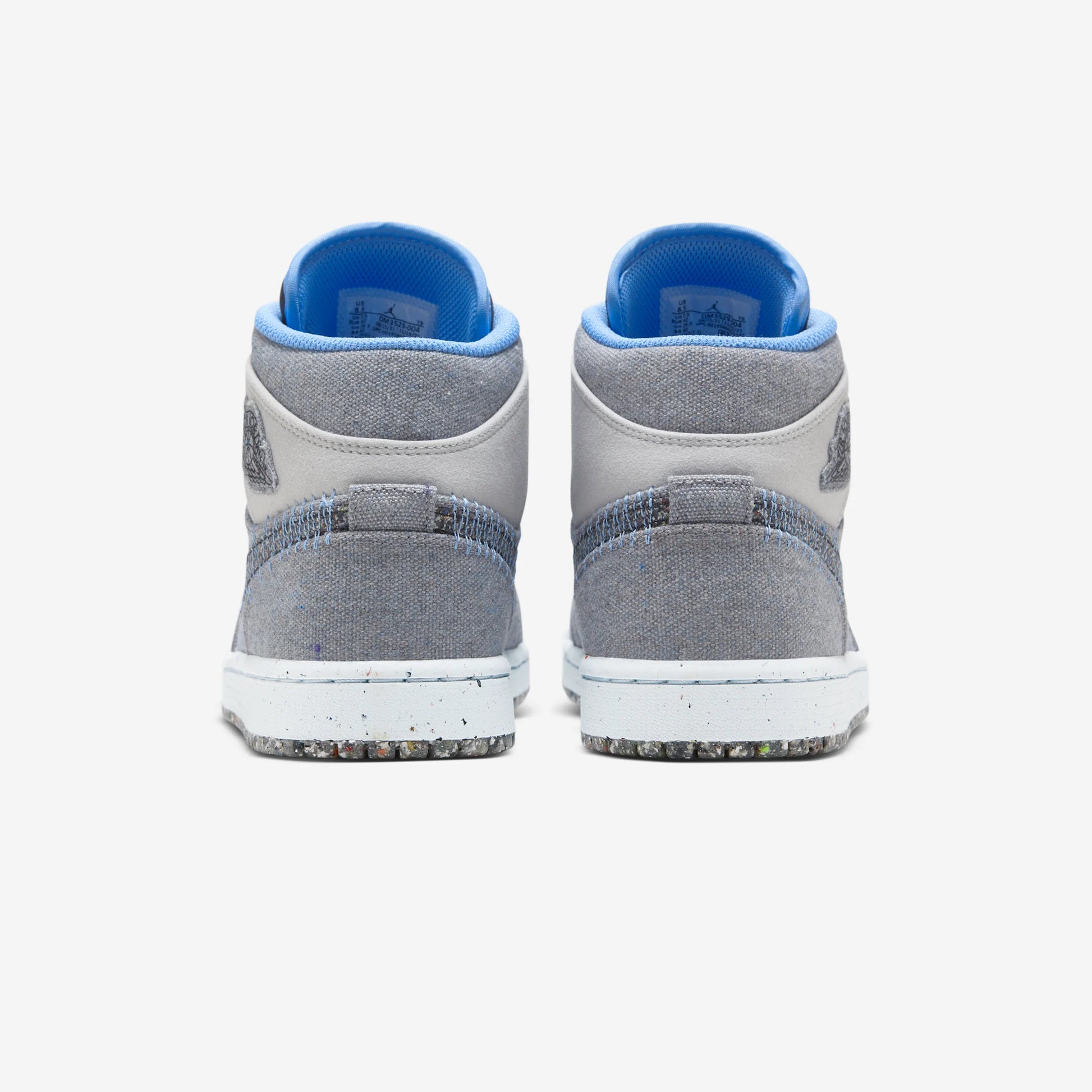 Jordan 1 Mid Crater Grey University Blue