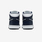Jordan 1 Mid White Metallic Gold Obsidian