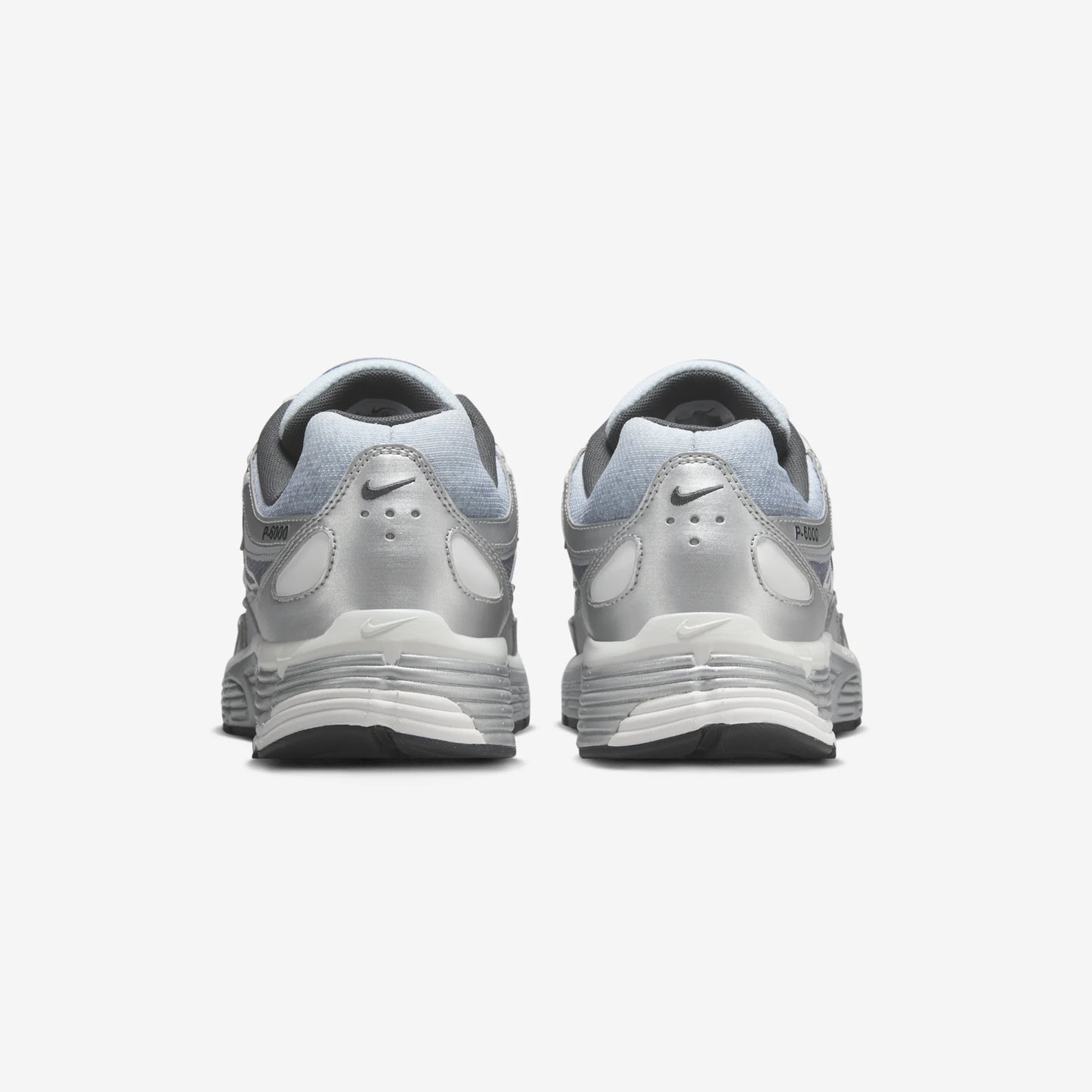 Nike P-6000 Metallic Silver Summit White-Wolf Grey