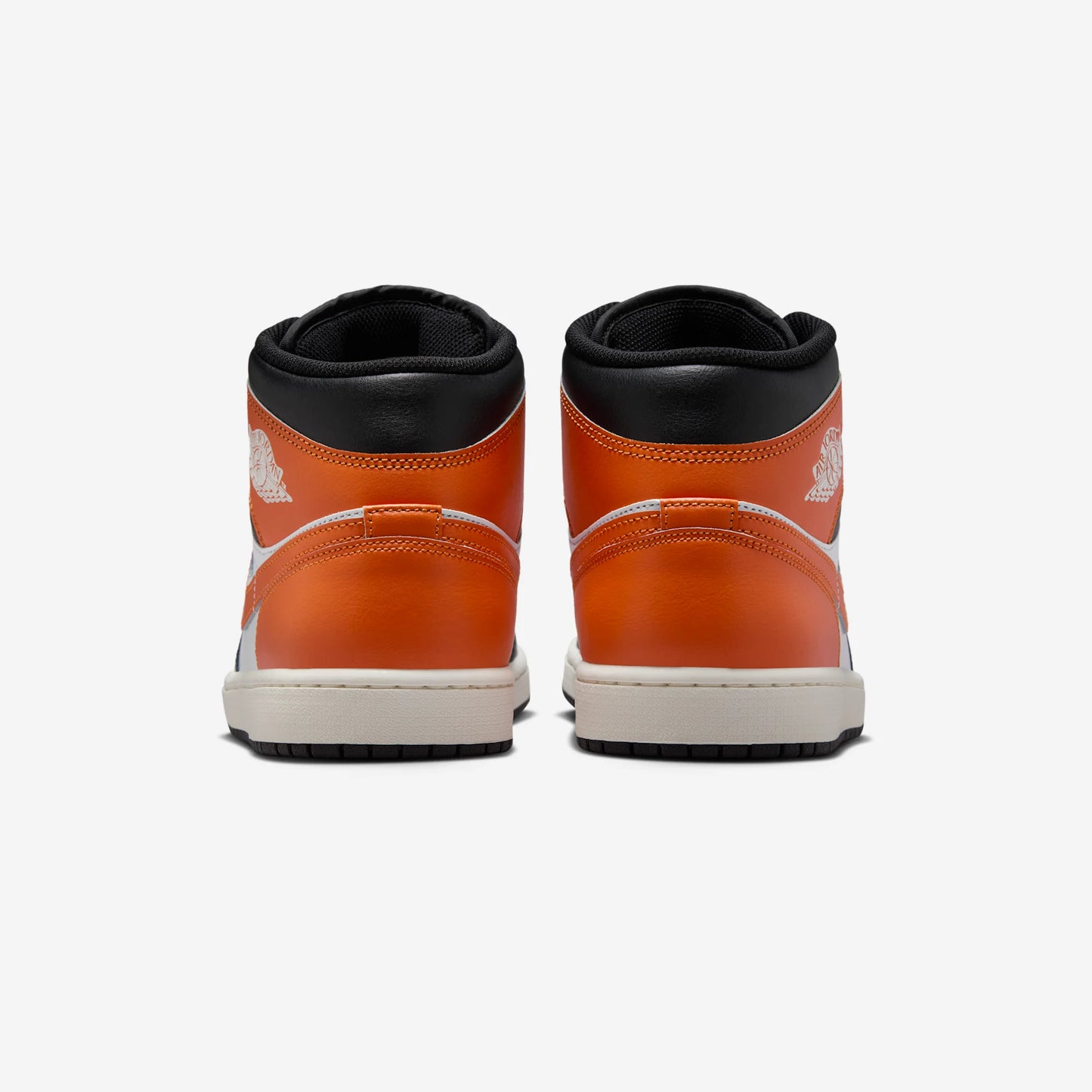 Jordan 1 Mid Black Toe Starfish