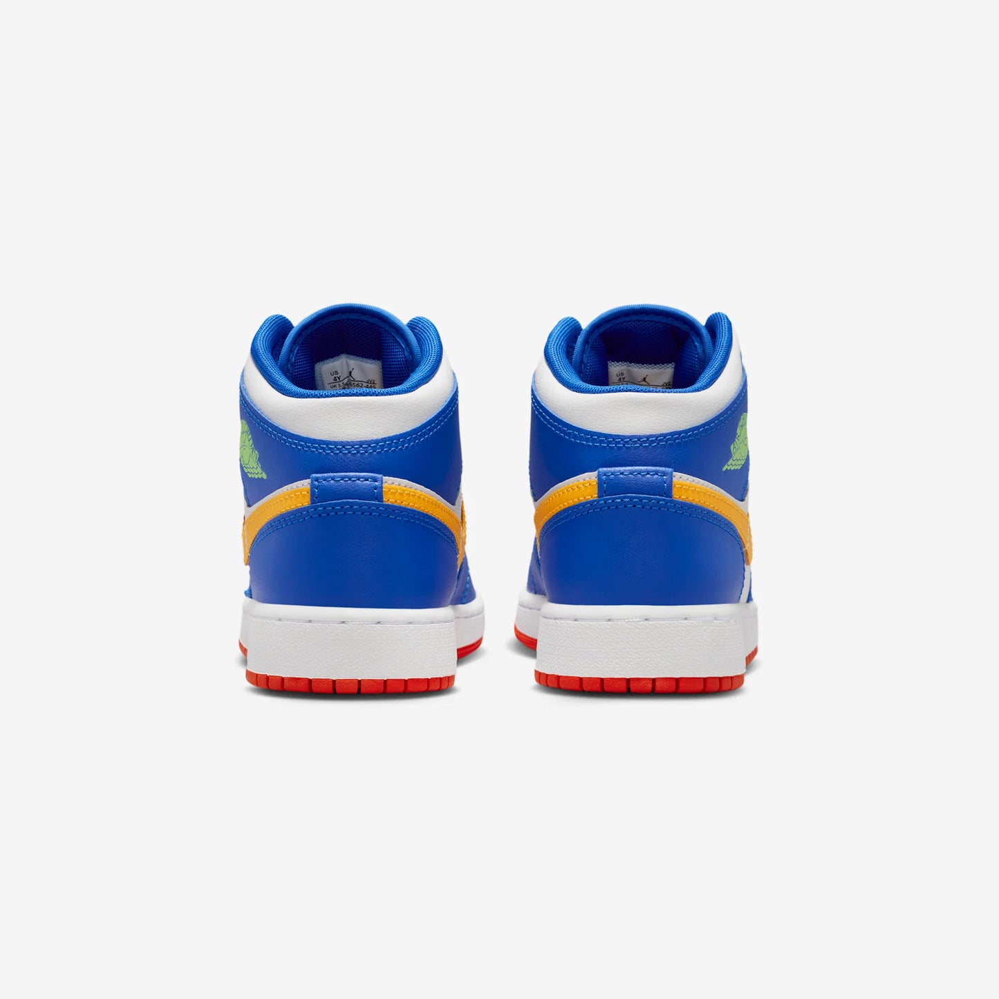 Jordan 1 Mid Racer Blue Red Gold (GS)