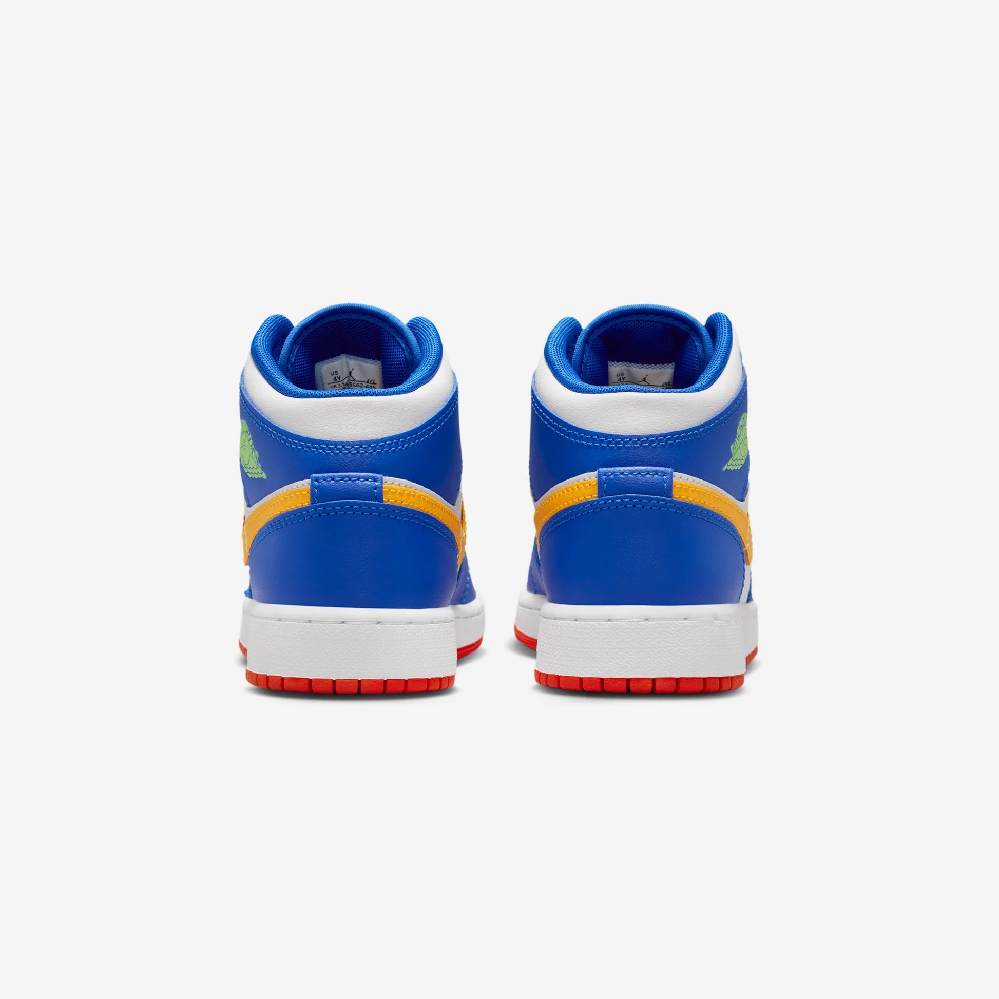 Jordan 1 Mid Racer Blue Red Gold (GS)