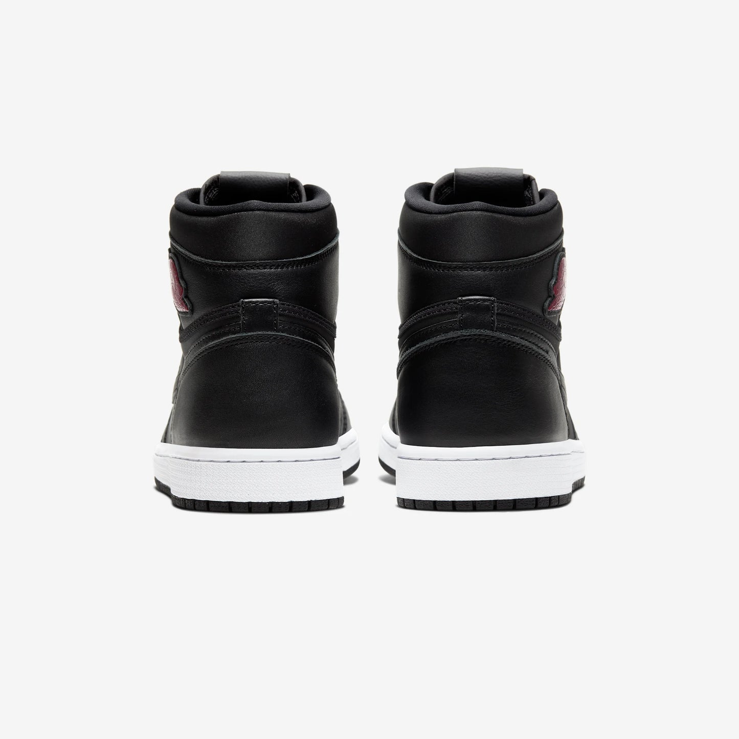 Jordan 1 Retro High Black Satin Gym Red