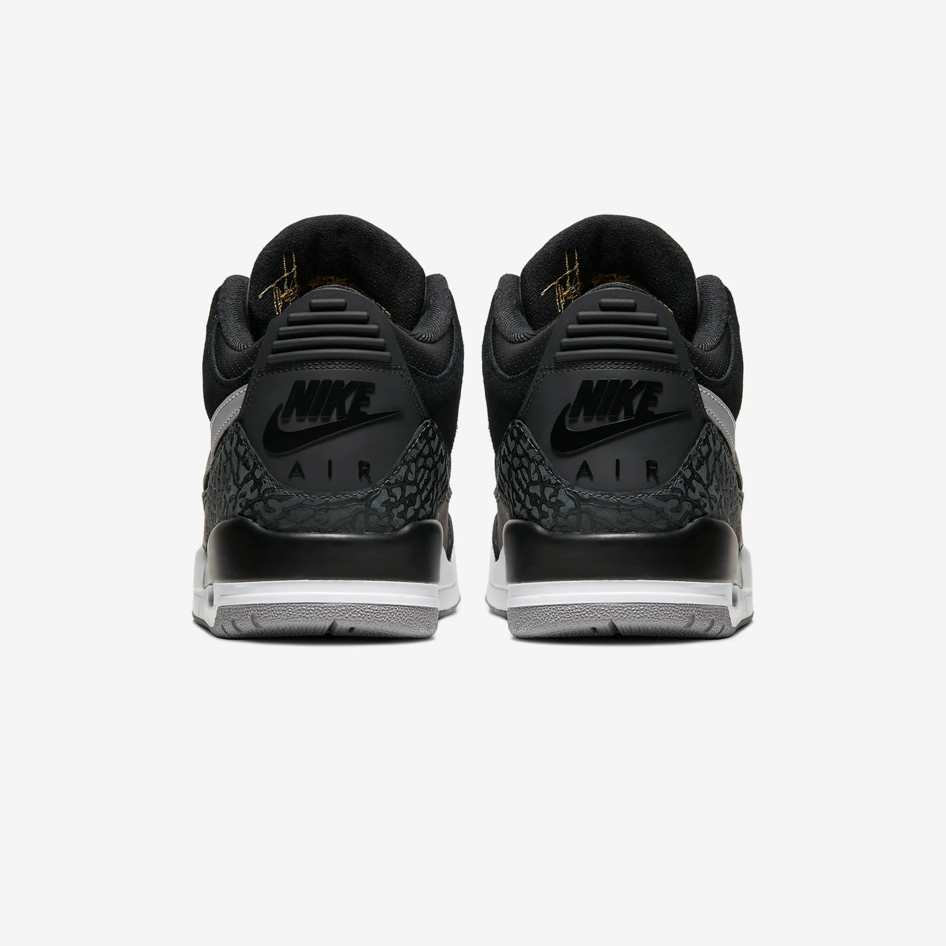 Jordan 3 Retro Tinker Black Cement Gold