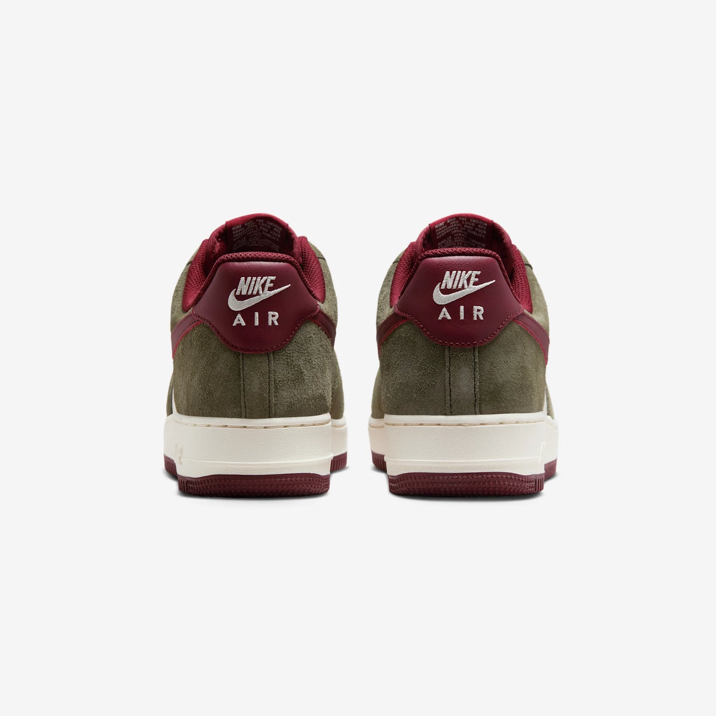 Nike Air Force 1 Low '07 LV8 Cargo Khaki Pale Ivory Dark Team Red