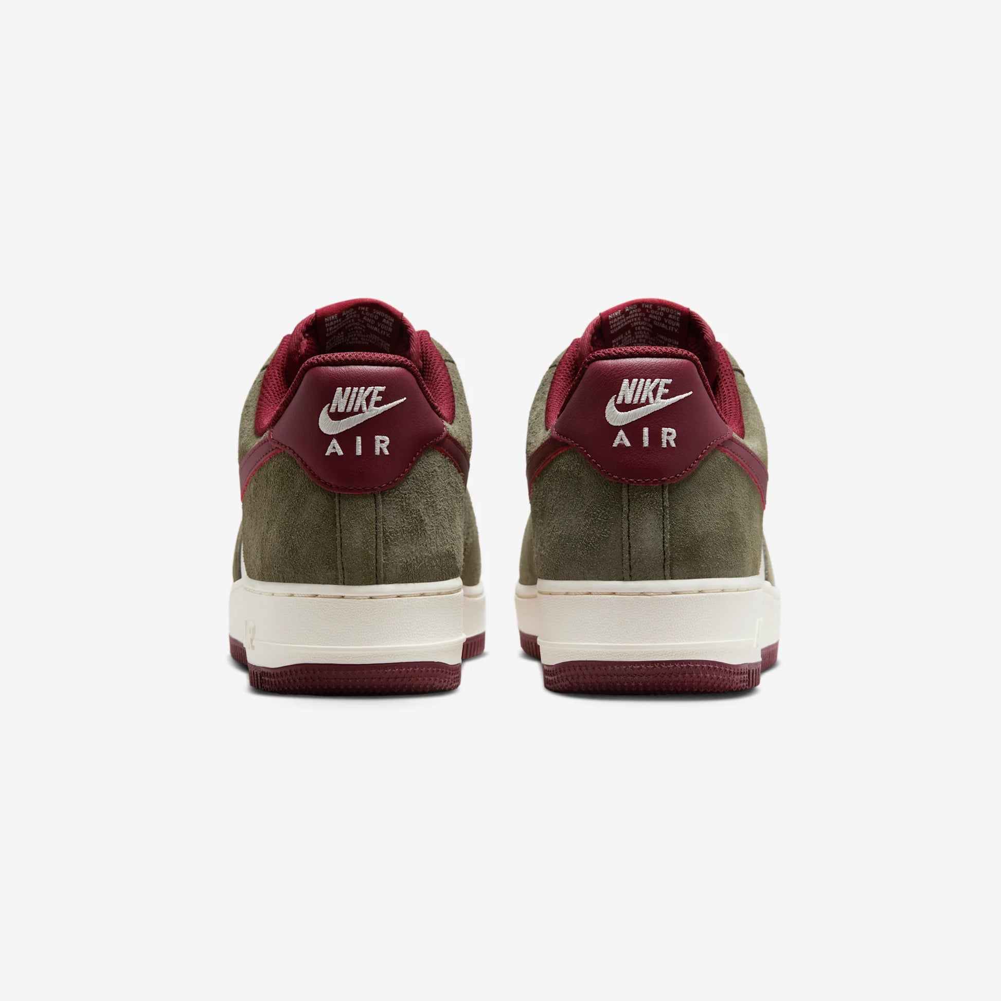 Nike Air Force 1 Low '07 LV8 Cargo Khaki Pale Ivory Dark Team Red
