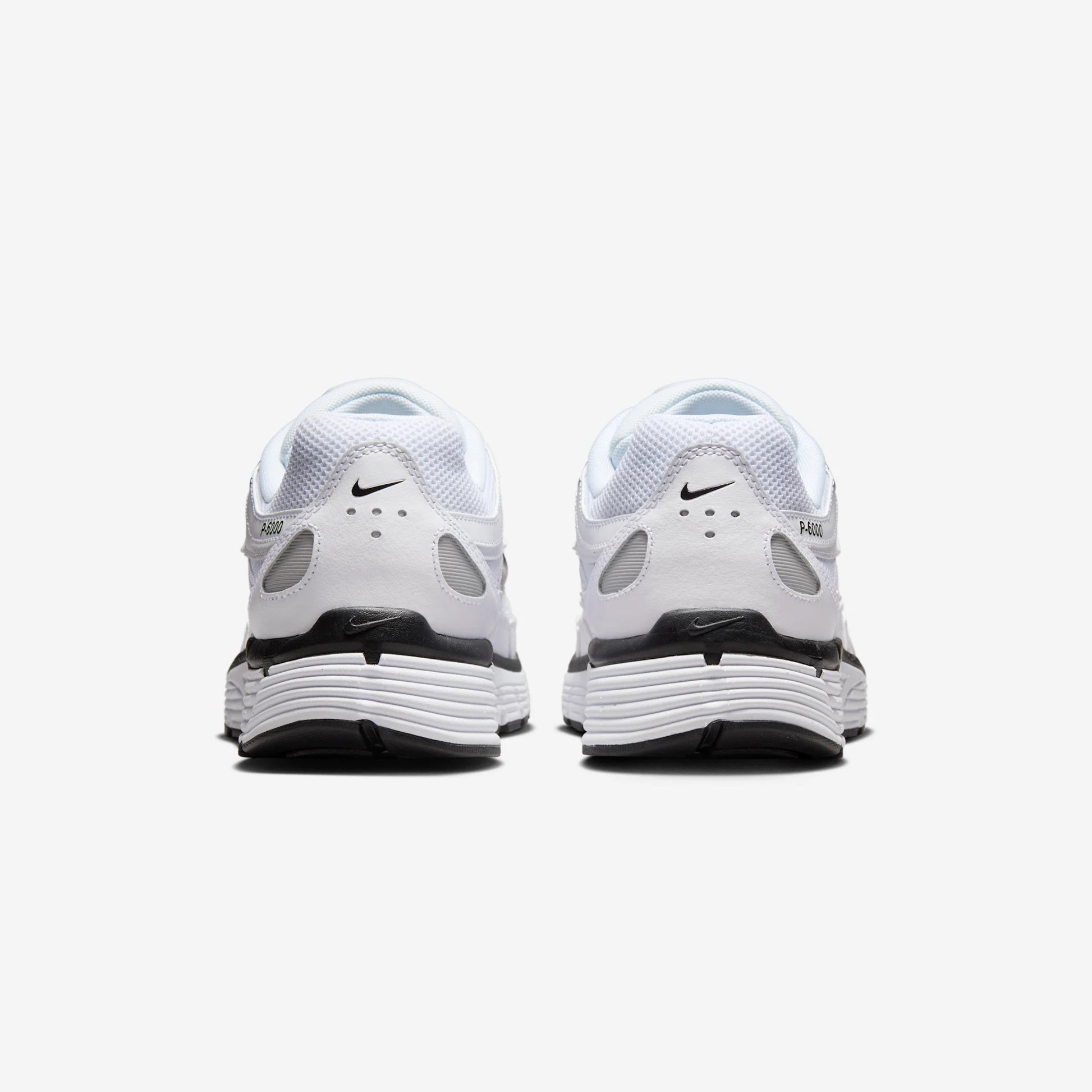 Nike P-6000 White Metallic Silver Black