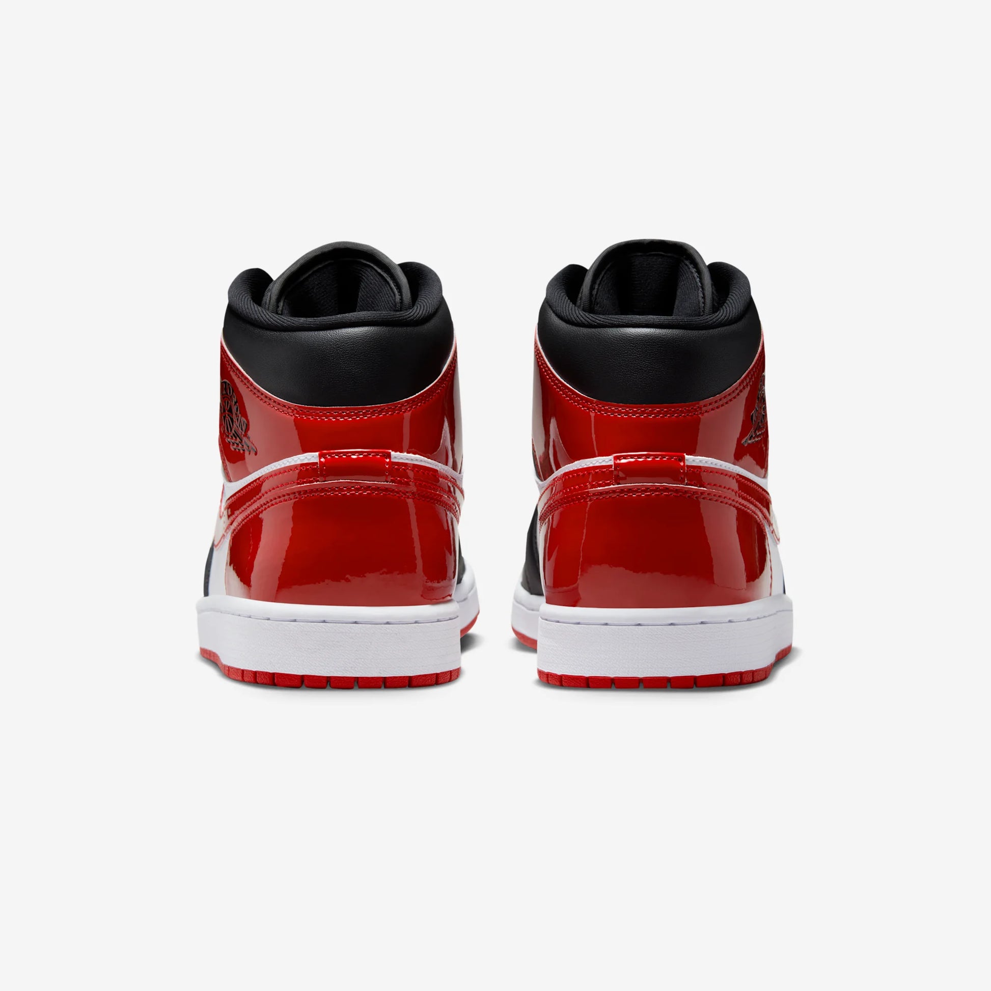 Jordan 1 Mid SE Patent Bred Toe