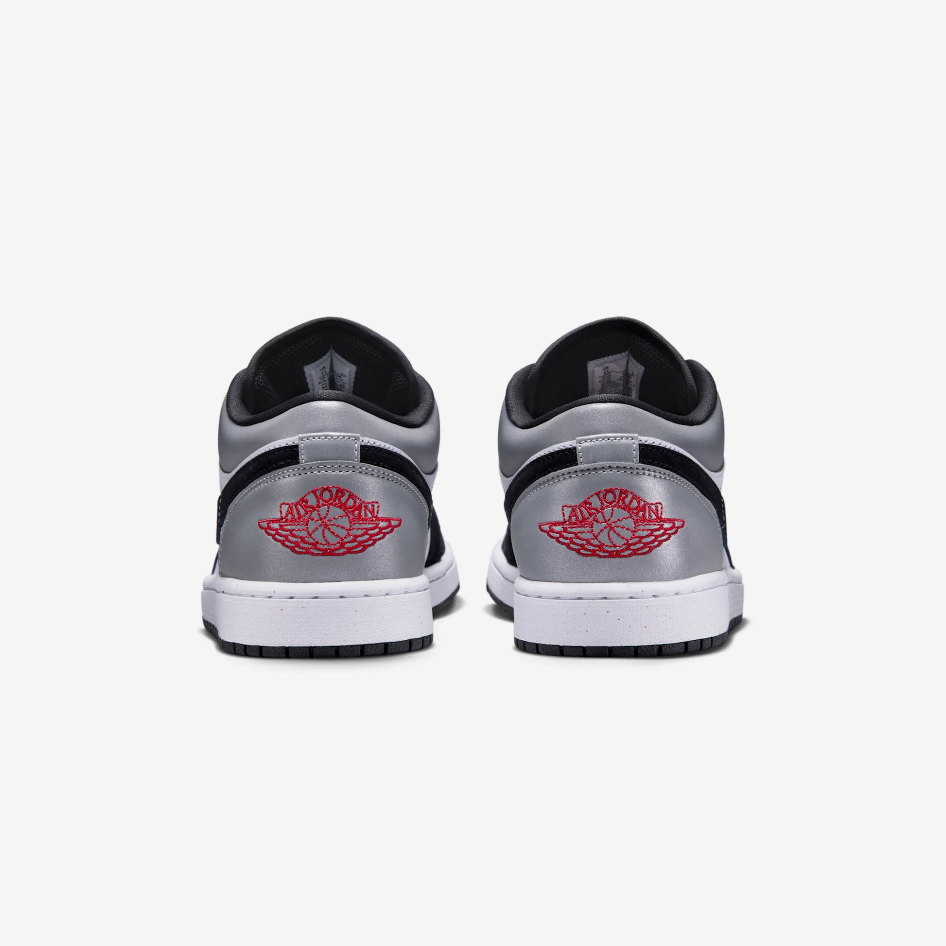 Jordan 1 Low SE White Fire Red Black Matte Silver