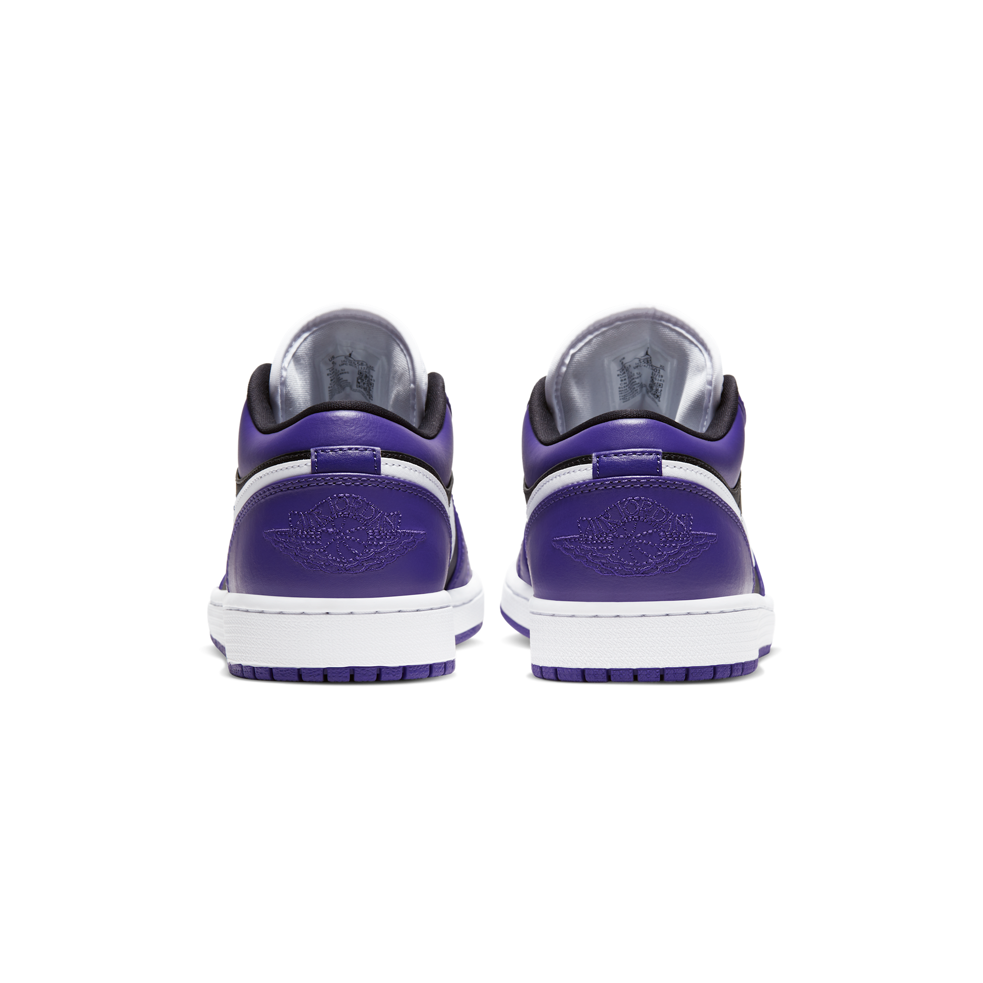 Jordan 1 Low Court Purple Black