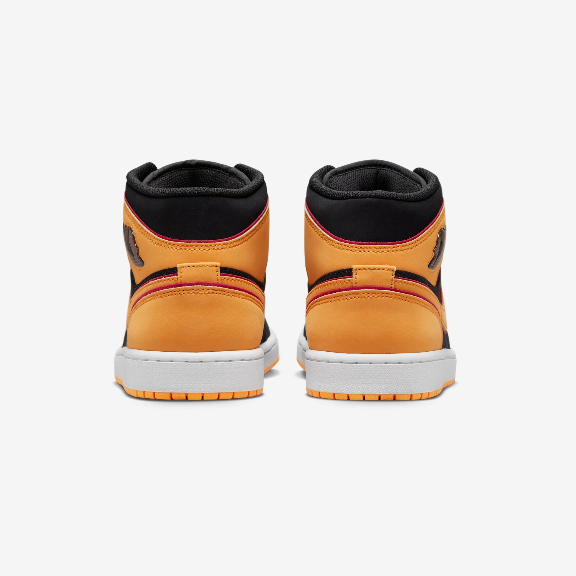 Jordan 1 Mid Fat Tongue Black Orange