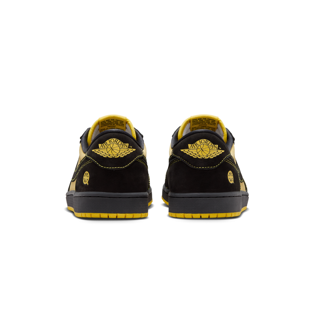 Jordan 1 Retro Low OG Quai 54 Black Tour Yellow Red