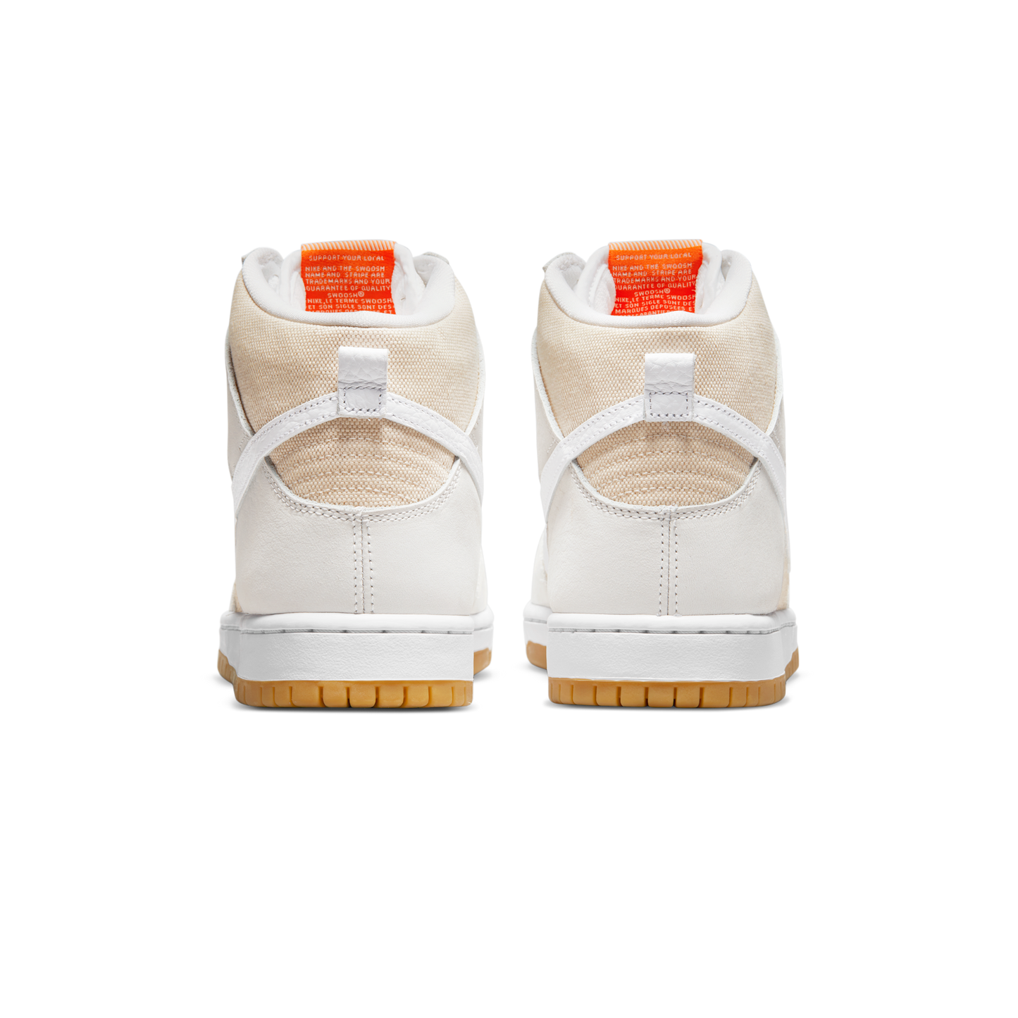SB Dunk High Pro Orange Label Unbleached Natural