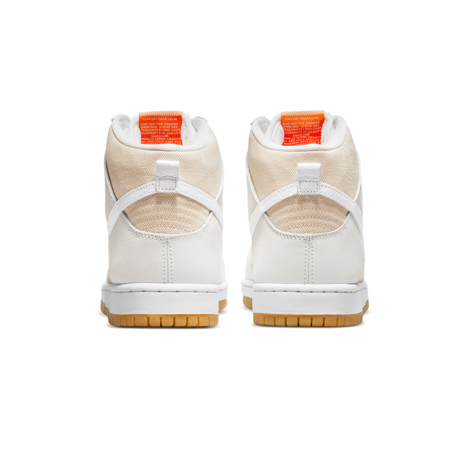 SB Dunk High Pro Orange Label Unbleached Natural