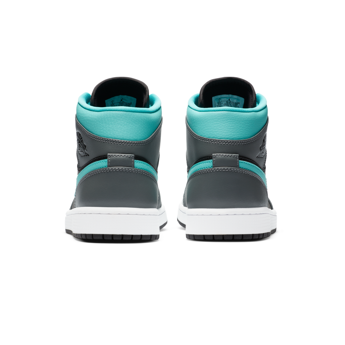 Jordan 1 Mid Grey Aqua
