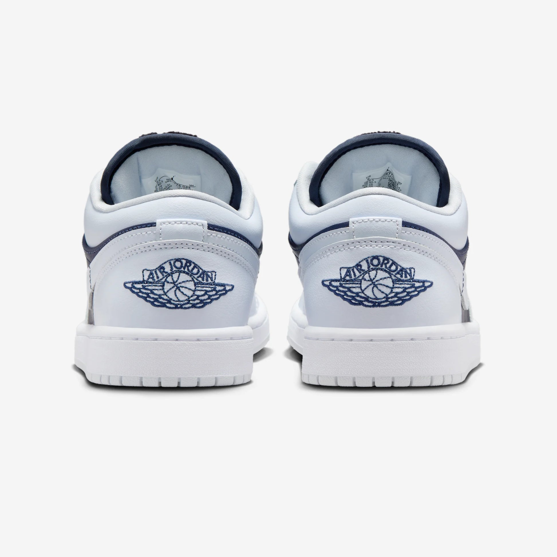 Jordan 1 Low SE Football Grey White Gym Red Midnight Navy (Women's)