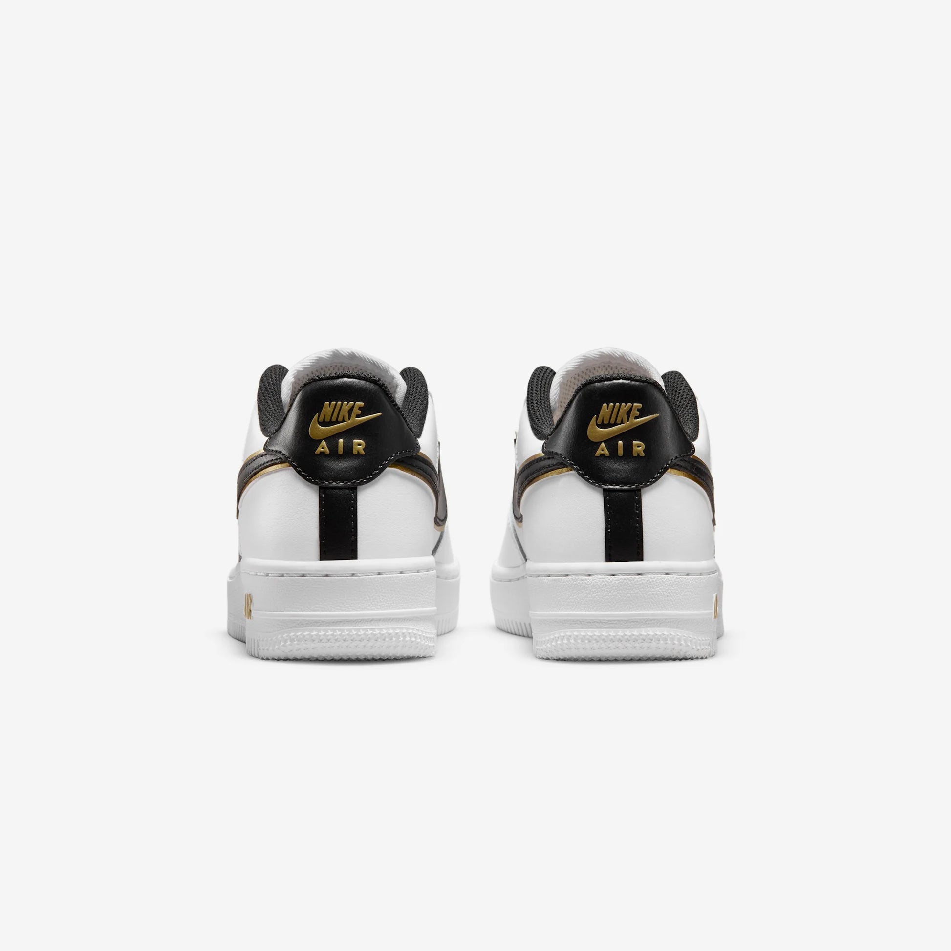 Nike Air Force 1 Low '07 LV8 Double Swoosh White Metallic Gold (GS)