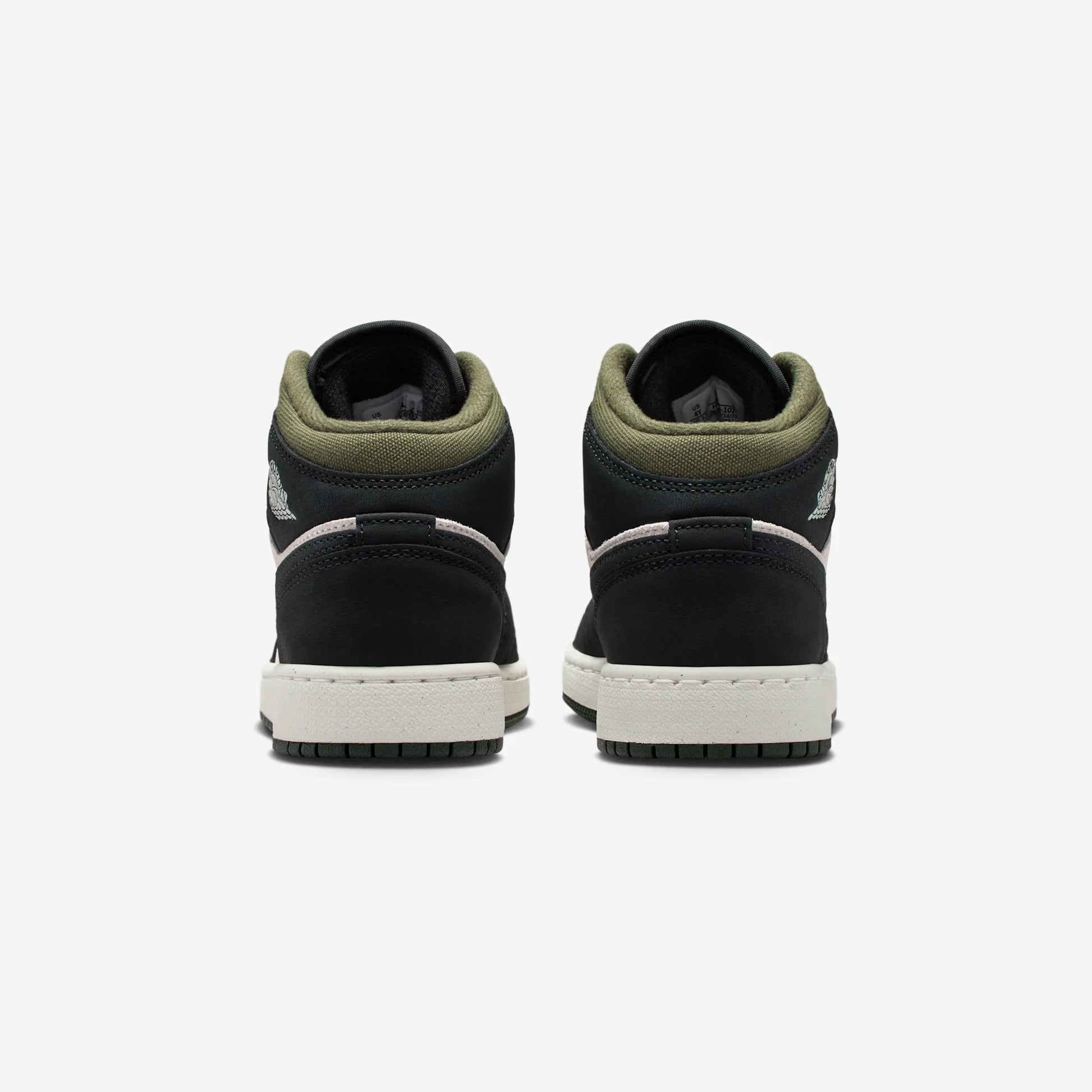 Jordan 1 Mid Off Noir Medium Olive (GS)