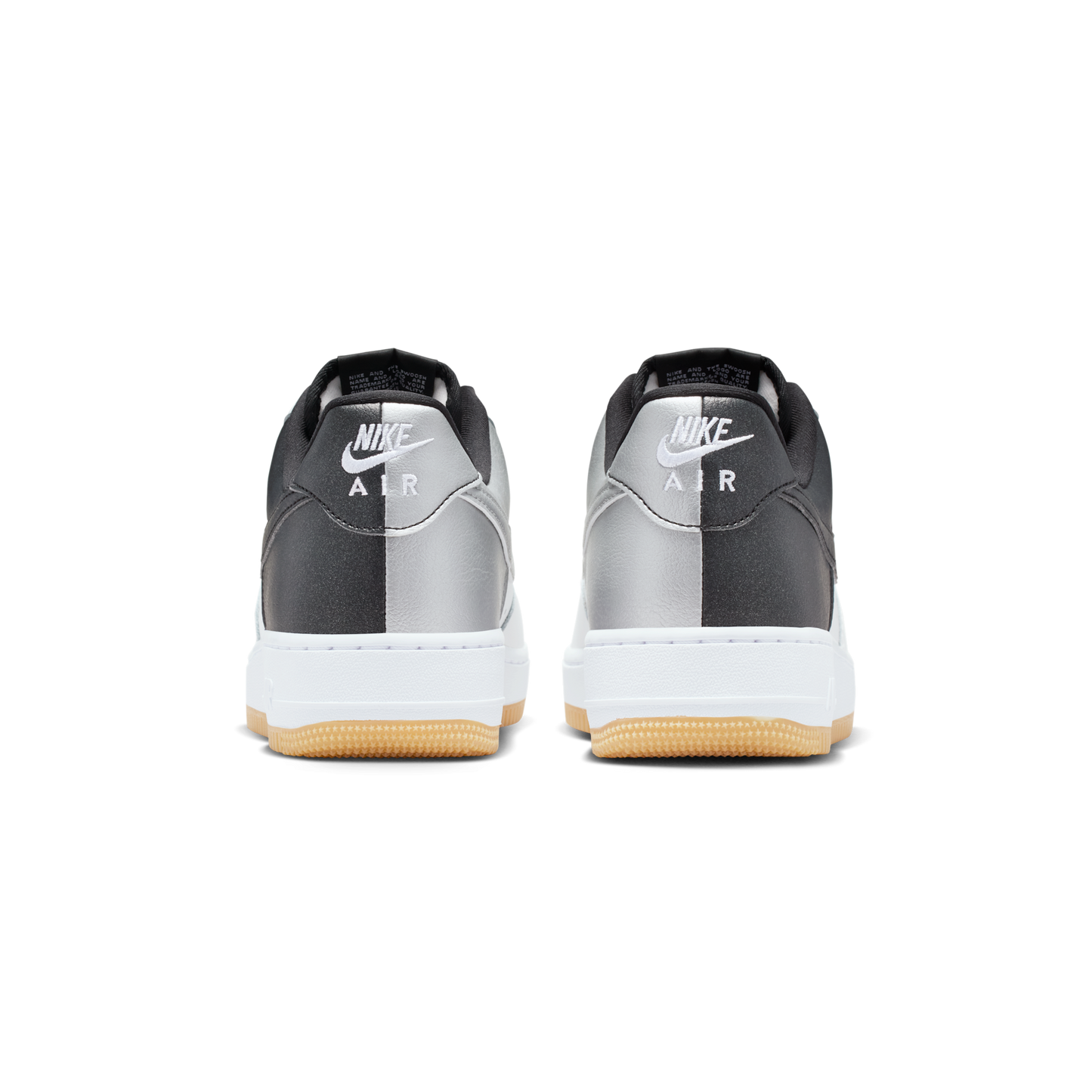 Nike Air Force 1 Low '07 LV8 White Black Metallic Silver