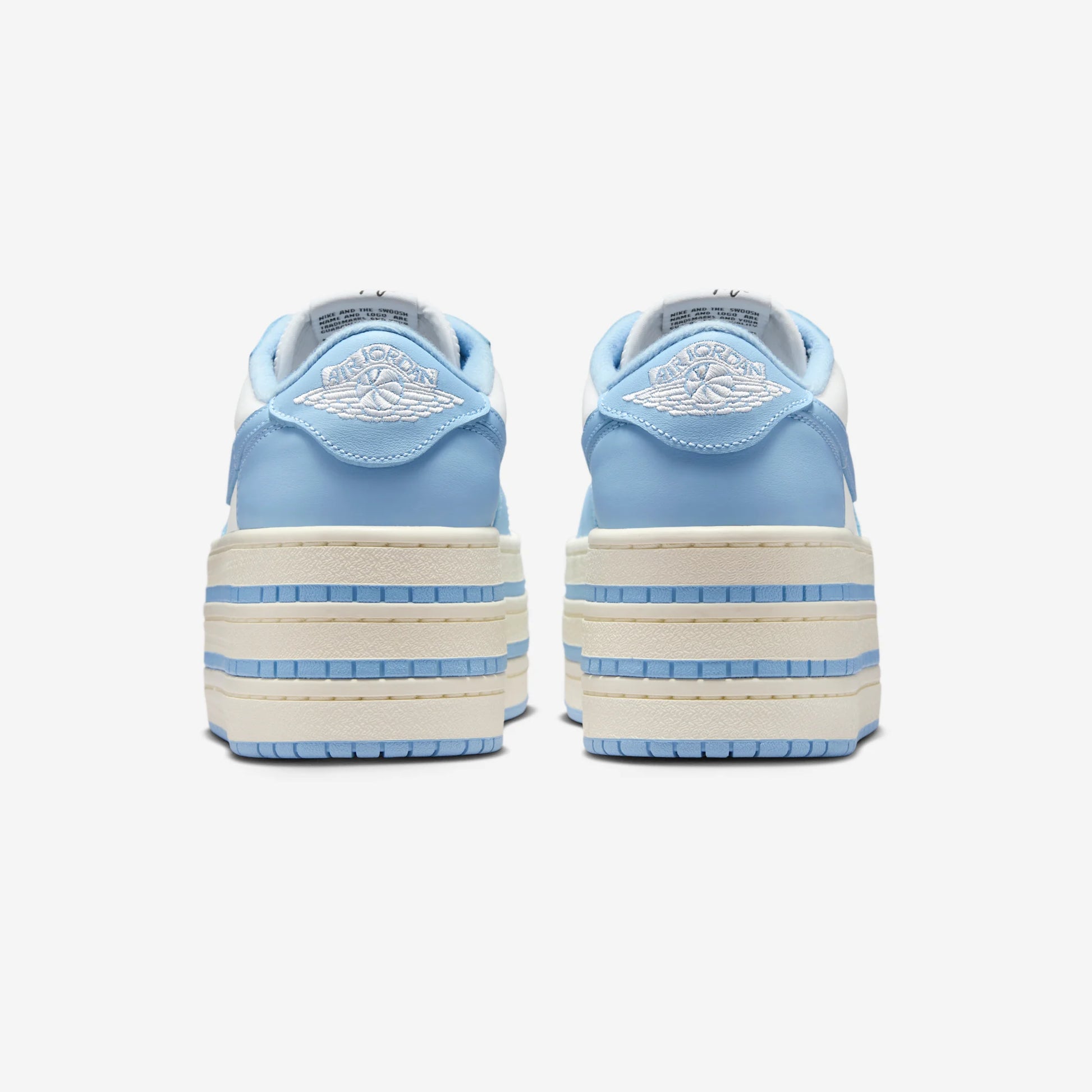 Jordan 1 Low Triple Stack Psychic Blue White (Women's)