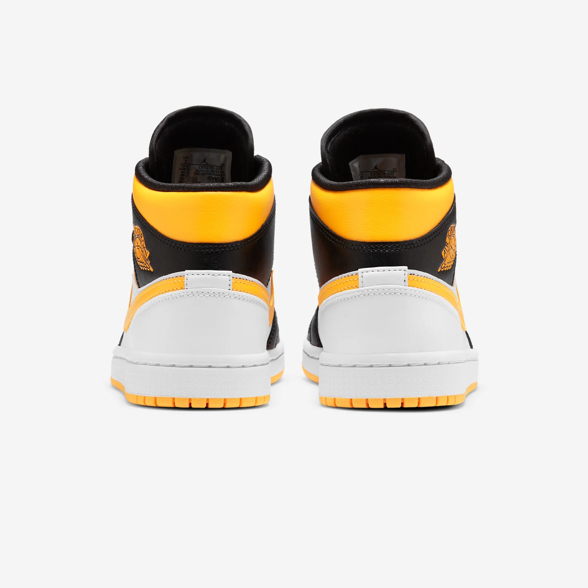 Jordan 1 Mid Laser Orange Black (Women's)