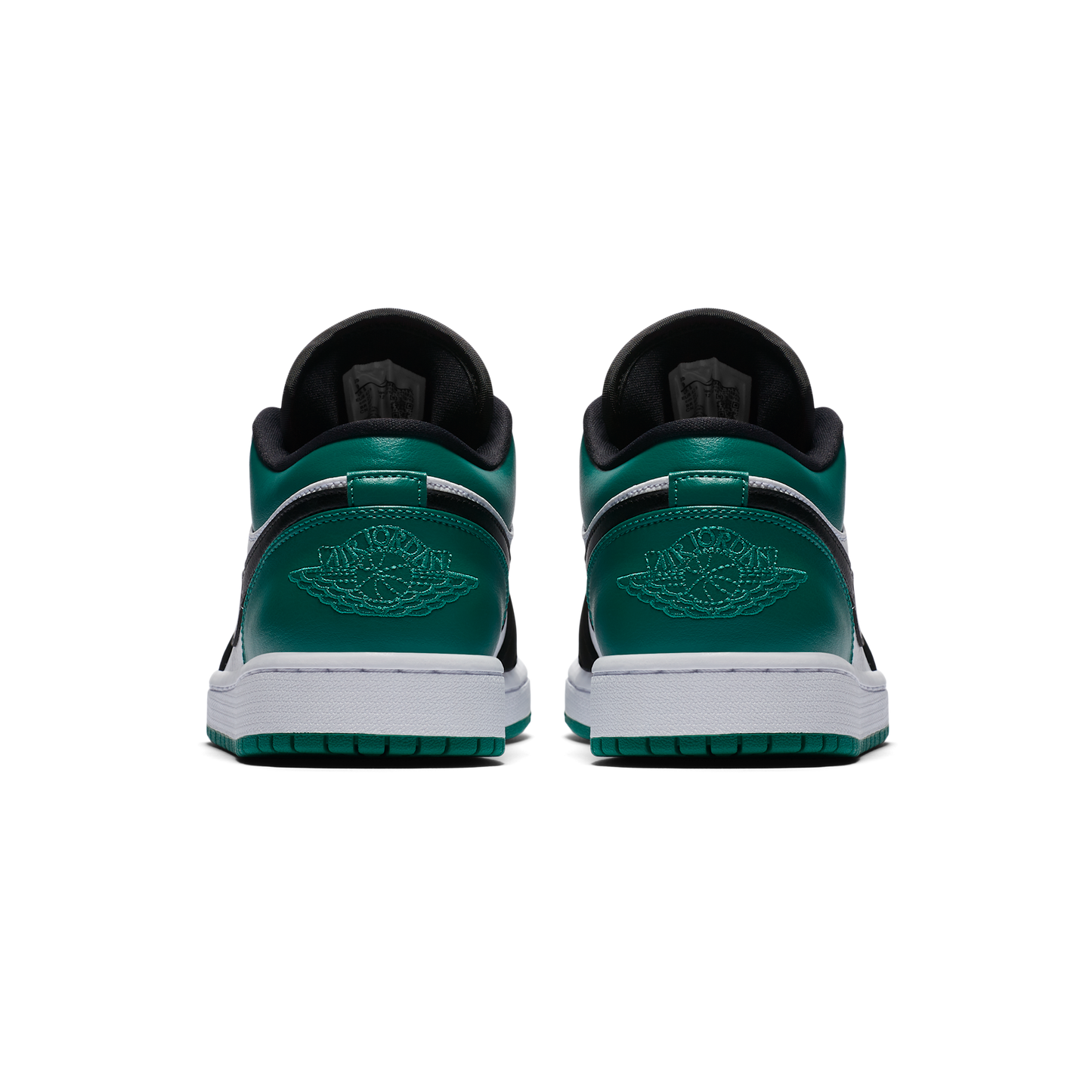 Jordan 1 Low White Black Mystic Green