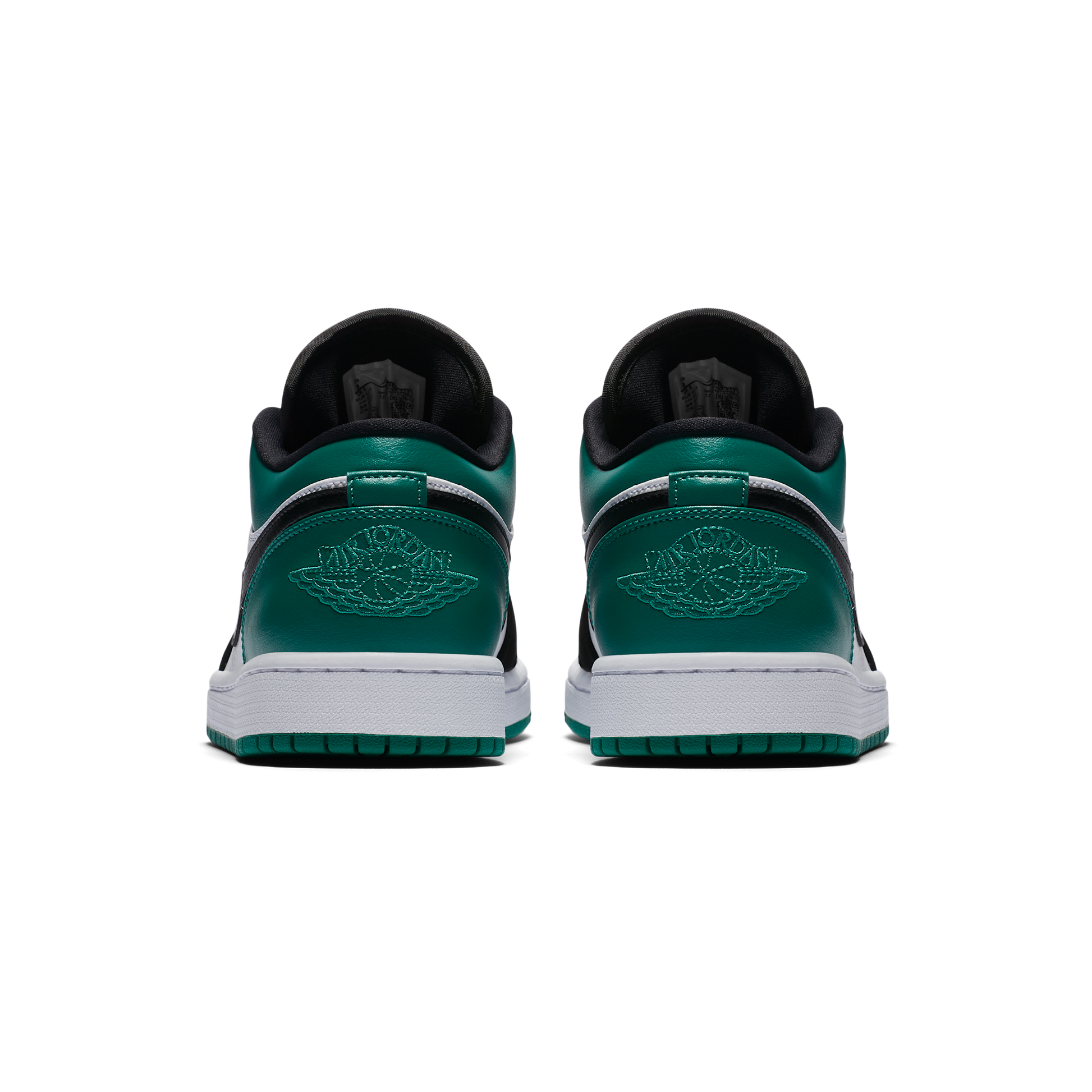 Jordan 1 Low White Black Mystic Green