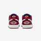 Jordan 1 Low Pomegranate Medium Blue (Women's)