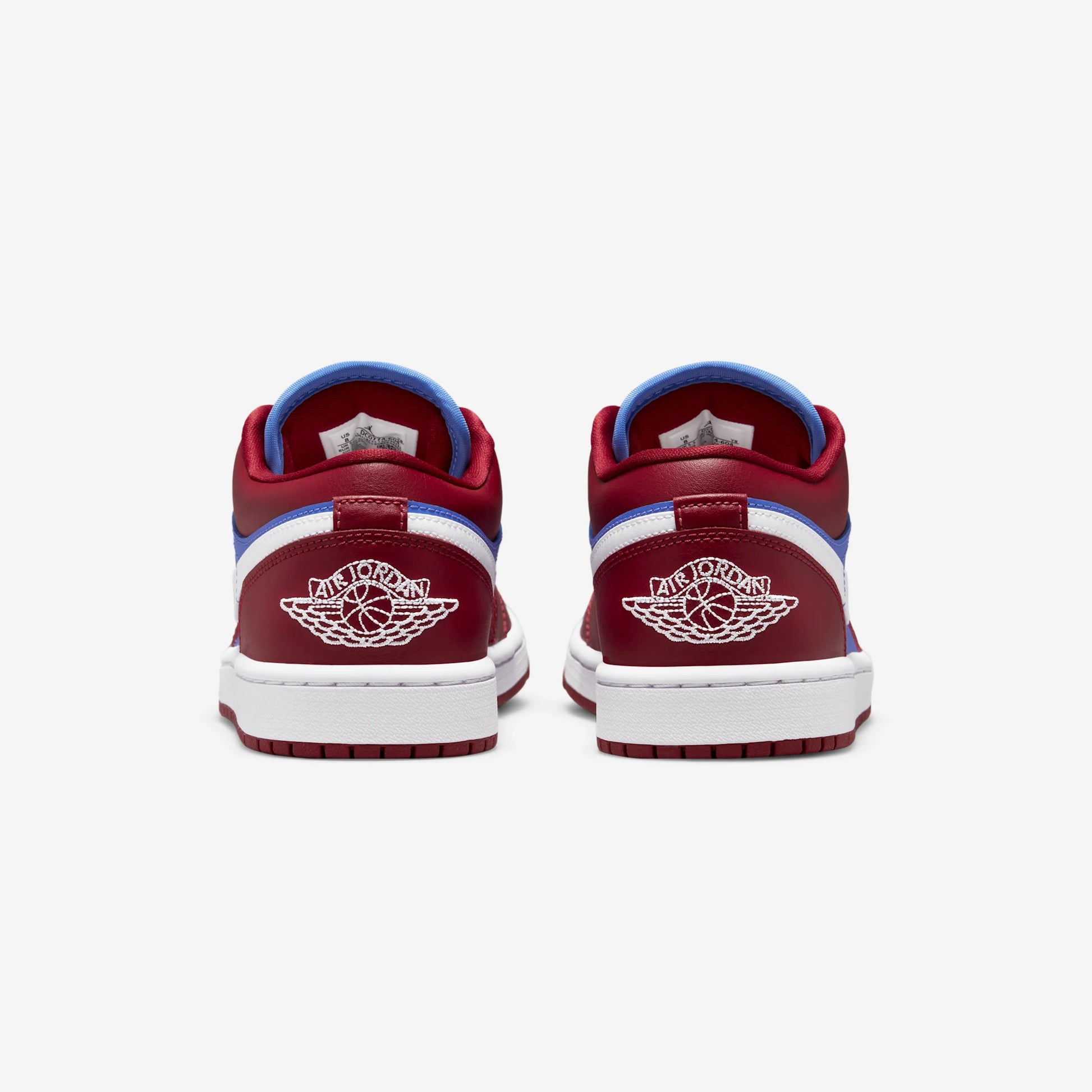 Jordan 1 Low Pomegranate Medium Blue (Women's)