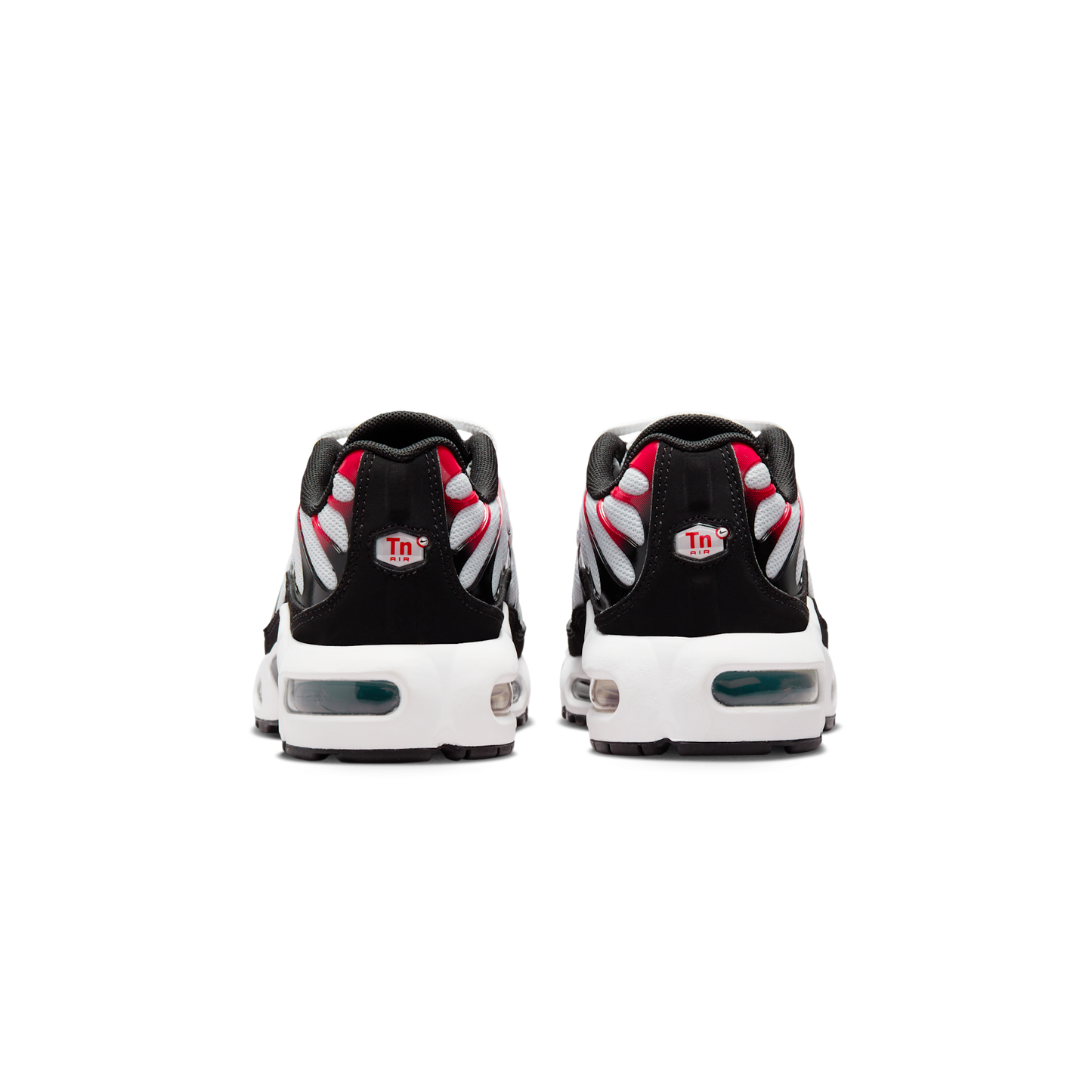 Nike Air Max Plus Pure Platinum Black White University Red (GS)