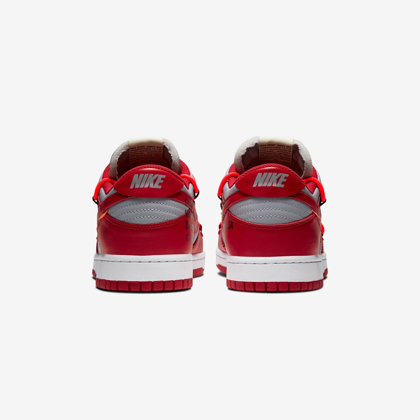 Nike Dunk Low Off-White University Red