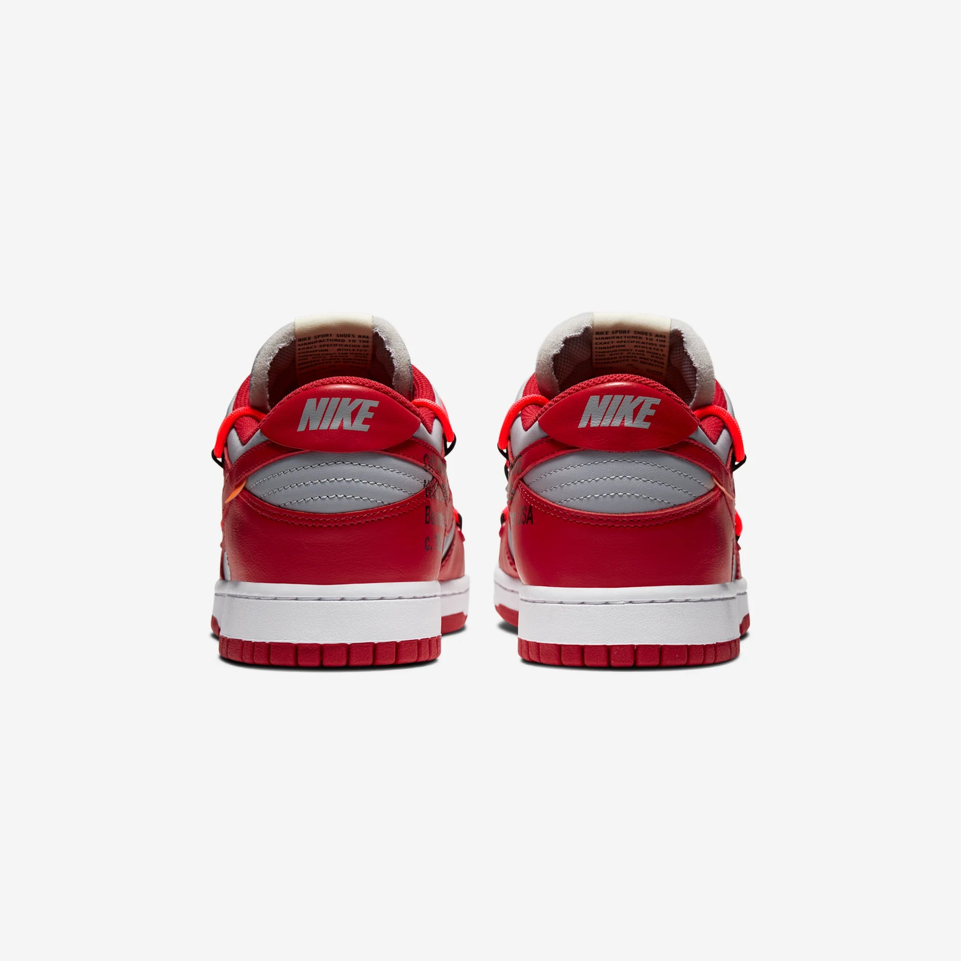 Nike Dunk Low Off-White University Red