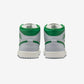 Jordan 1 Mid White Pure Platinum Pine Green
