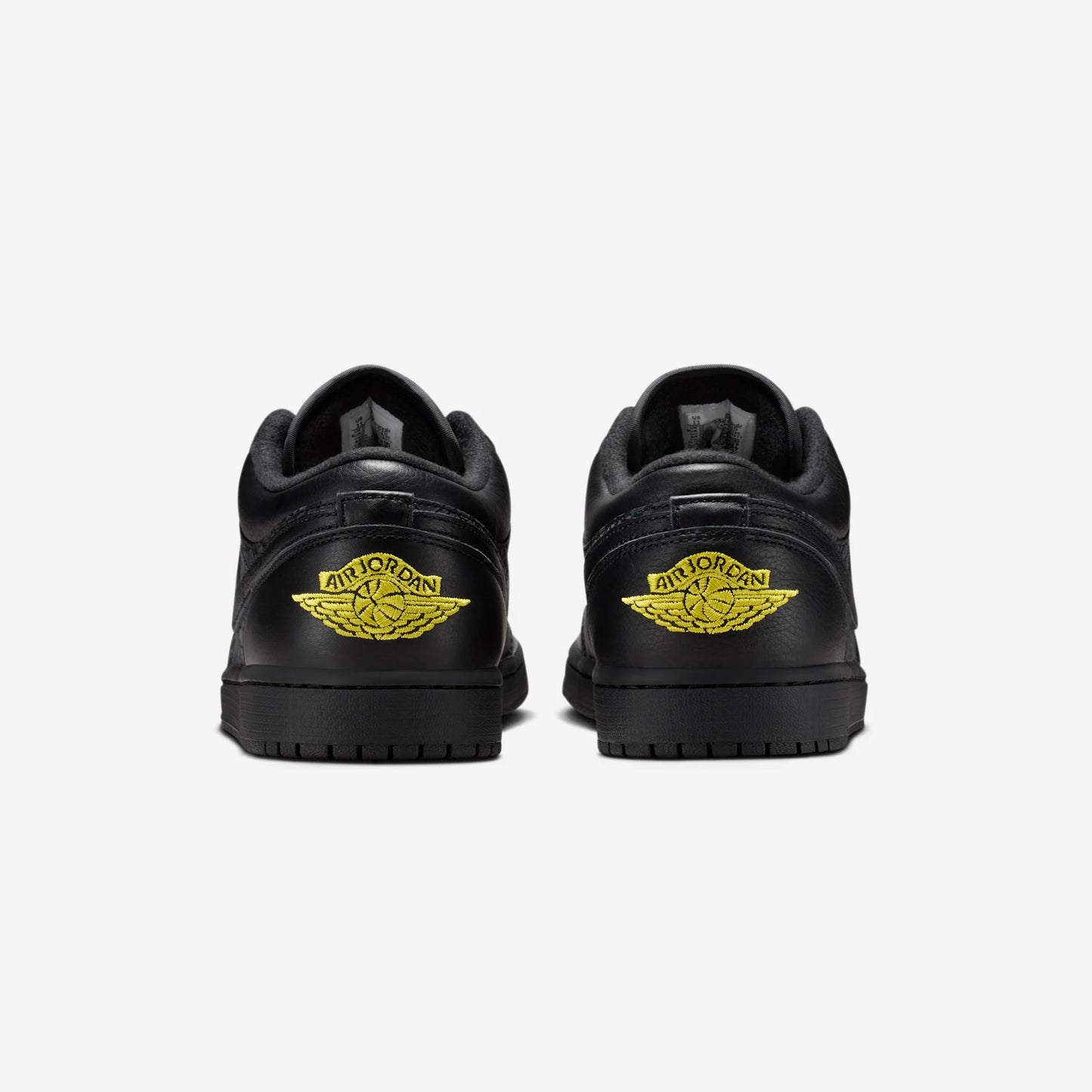 Jordan 1 Low Black Elephant Print